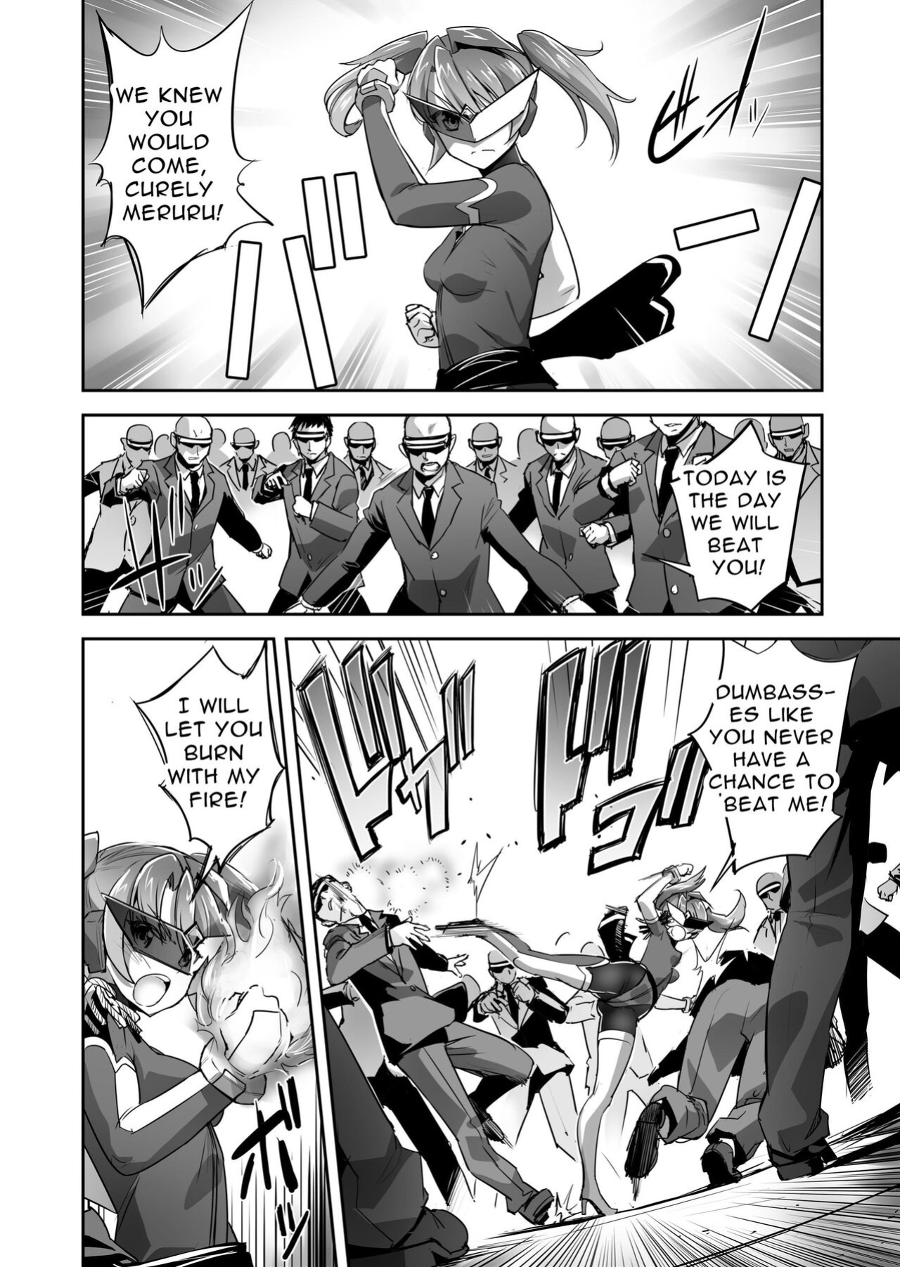 [No Future (Hashioto Ranki, SASAYUKi)] FlameFrost Duo TWIN CURELY ~Yuri Heroines Defeated By Dick~ Part 1+2