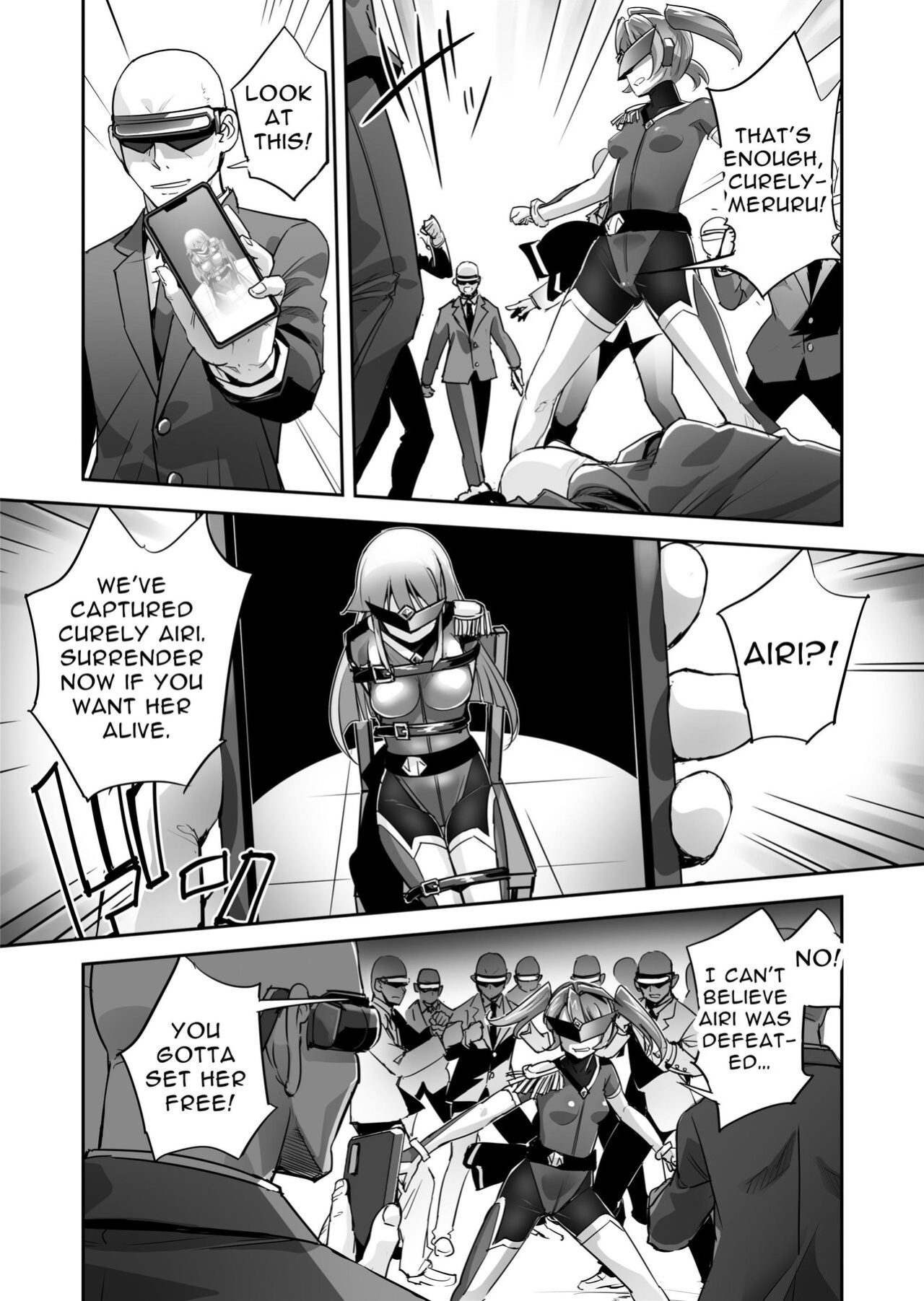 [No Future (Hashioto Ranki, SASAYUKi)] FlameFrost Duo TWIN CURELY ~Yuri Heroines Defeated By Dick~ Part 1+2