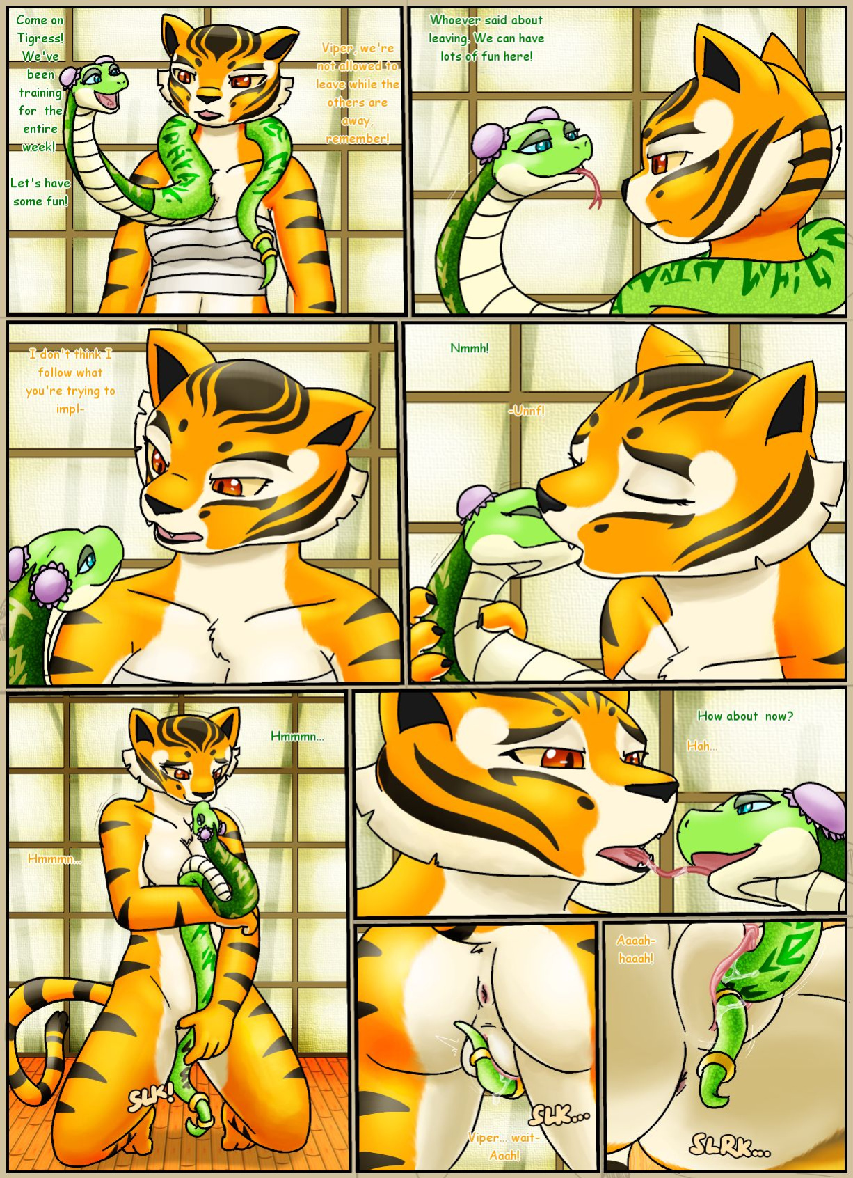 [Livinlovindude] Tigress and Viper's Time Off