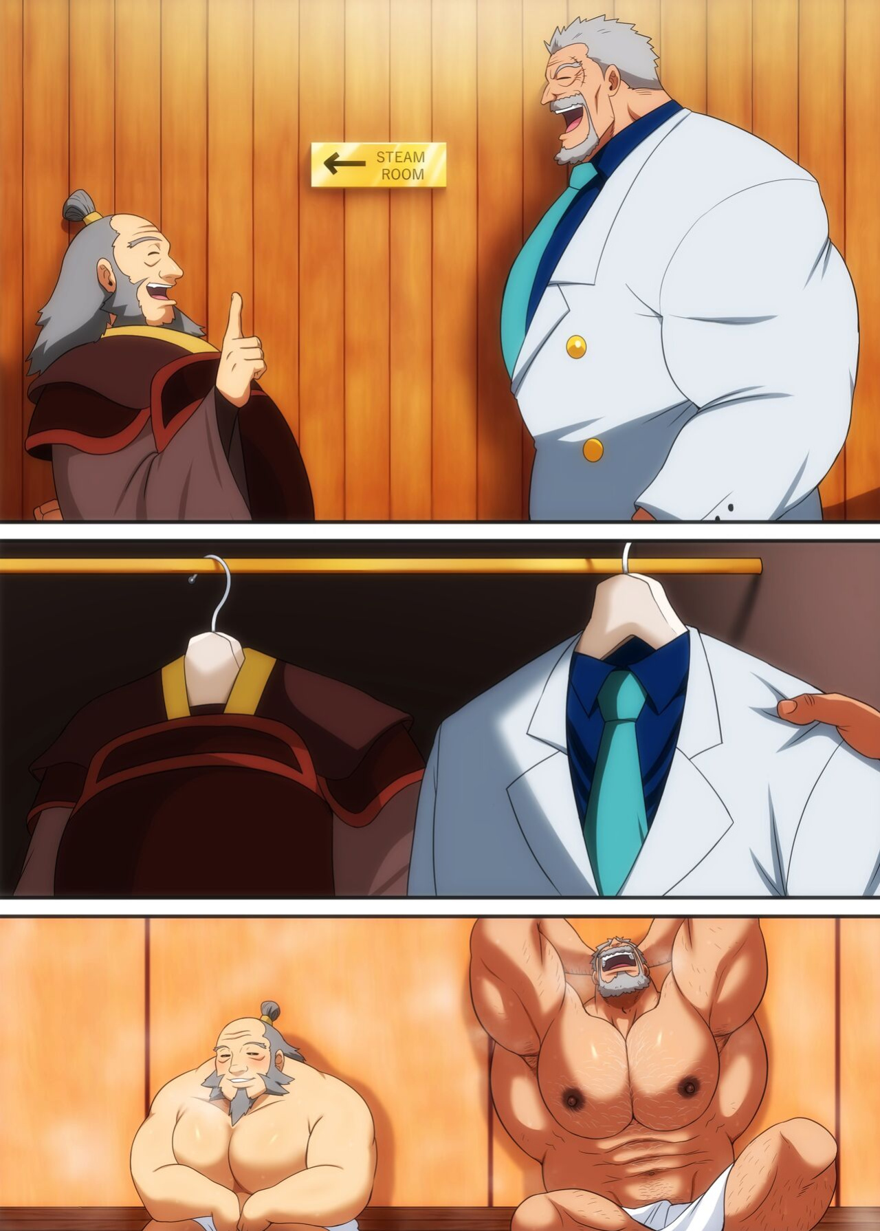 [Ducka] Old Friend & Steam ( Iroh X Garp )