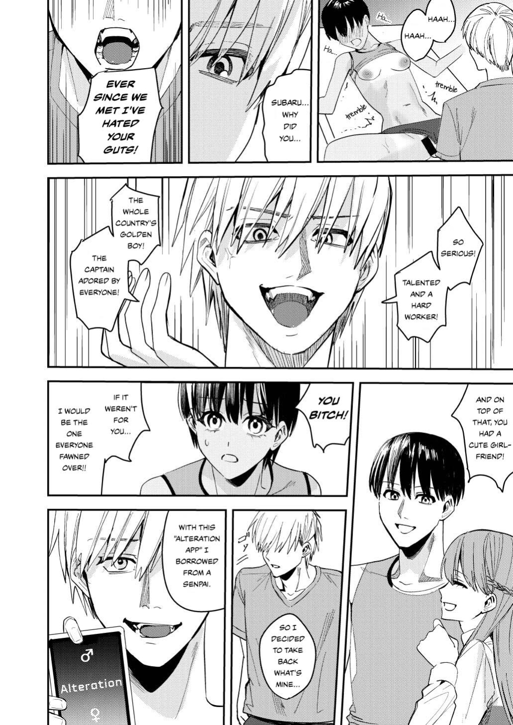 [Amuai Okashi Seisakusho (Betty)] Rikujoubu no Ore ga Onna ni sarete Kairaku ni Ochiteiku Ohanashi | How I Was Turned Into A Woman, Left The Track Team, And Became A Slut {Sankaku Scans}
