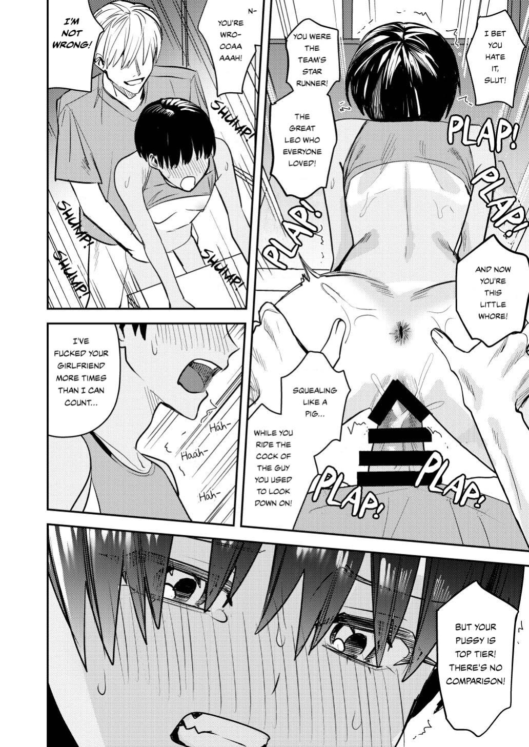 [Amuai Okashi Seisakusho (Betty)] Rikujoubu no Ore ga Onna ni sarete Kairaku ni Ochiteiku Ohanashi | How I Was Turned Into A Woman, Left The Track Team, And Became A Slut {Sankaku Scans}
