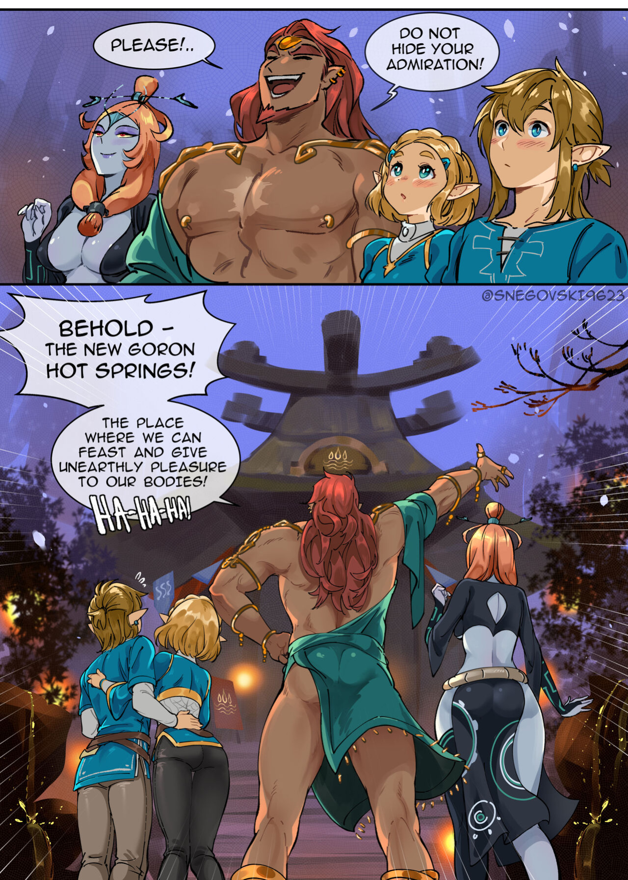 [Snegovski] Royal Double Date (The Legend of Zelda)