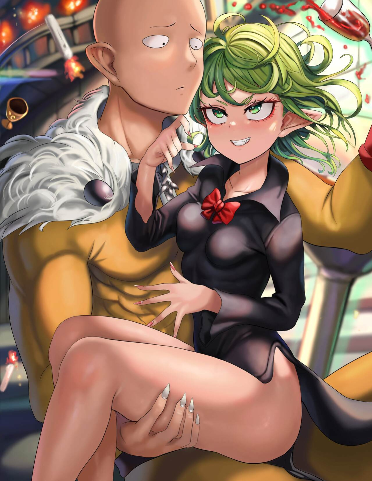 [FAIR6805] Tatsumaki x Saitama (One-Punch Man)