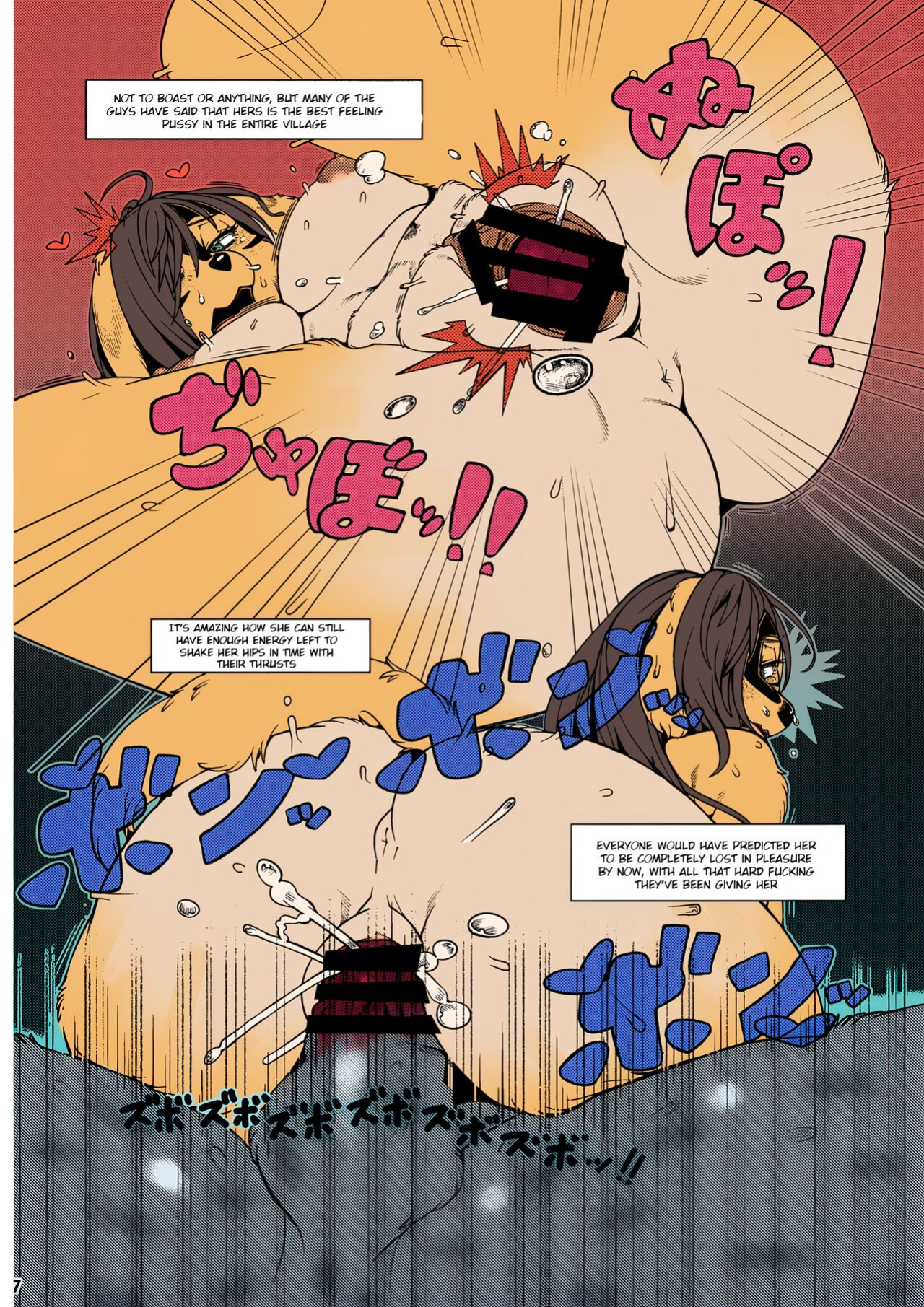 (Sindoll) Hatoful Gangbang |Colorized|