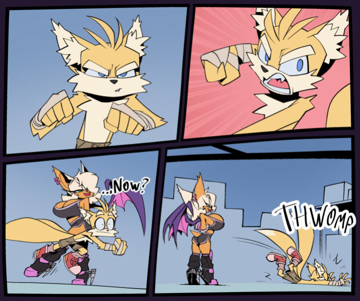 [BigDad] Let Them Fight [Flat Colors] (Sonic the Hedgehog)