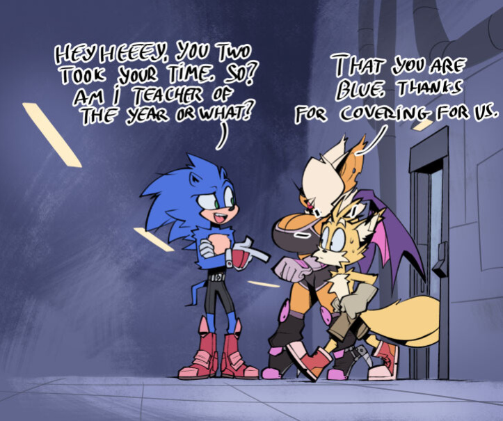 [BigDad] Let Them Fight [Flat Colors] (Sonic the Hedgehog)