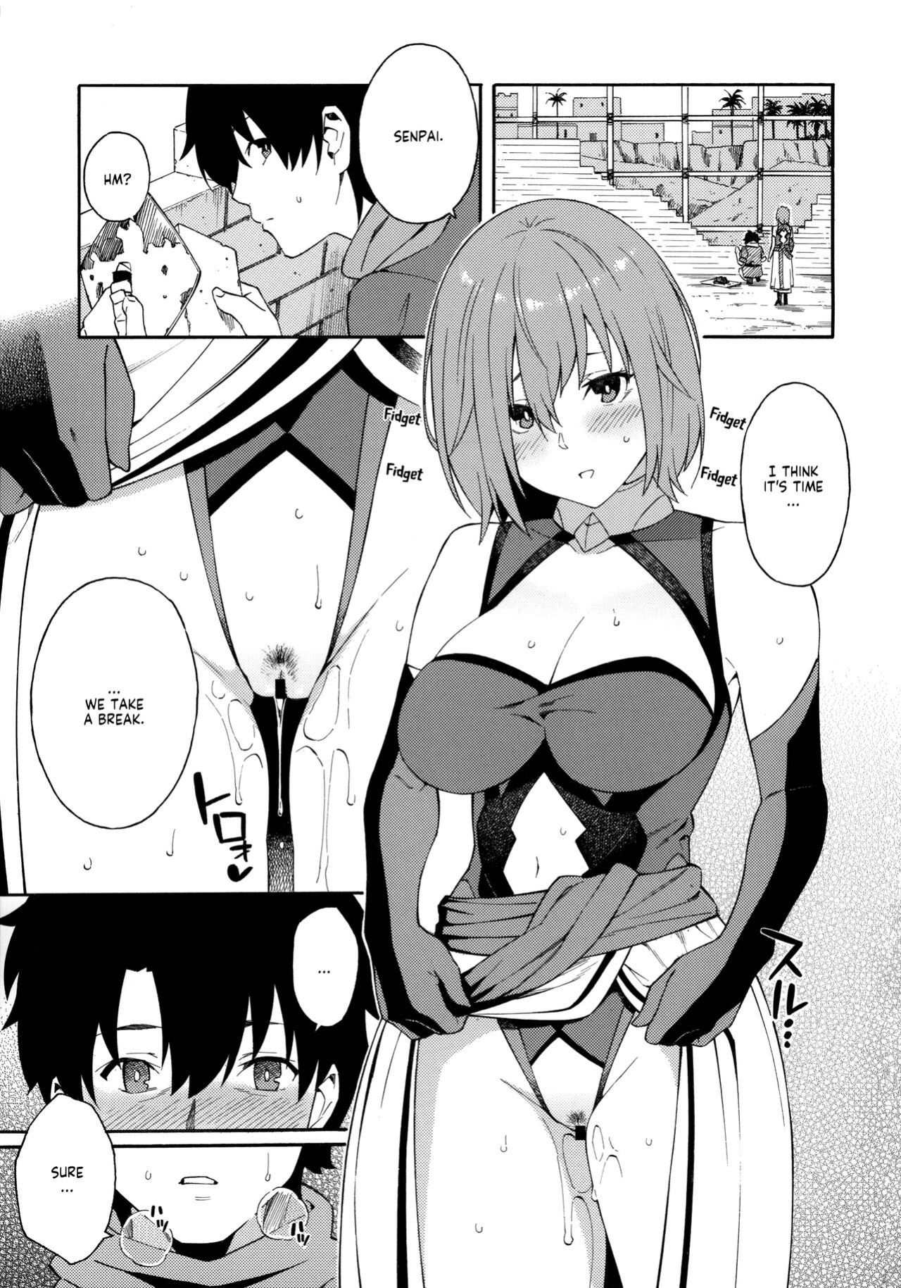 (C97) [SOLID AIR (Zonda)] Senpai to Micchaku Shitai desu. (Fate/Grand Order) [desudesu]