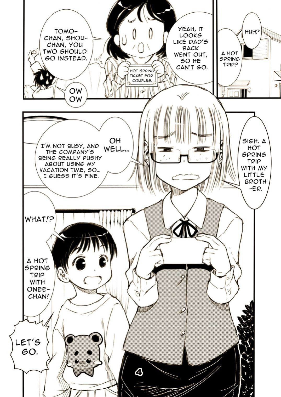 [Matsuyama Seiji (Matsuyama Seiji)] Yarashite Kureru Jimi-gao Onee-chan. [Red Eye] [DLSite] [Translators Unite]