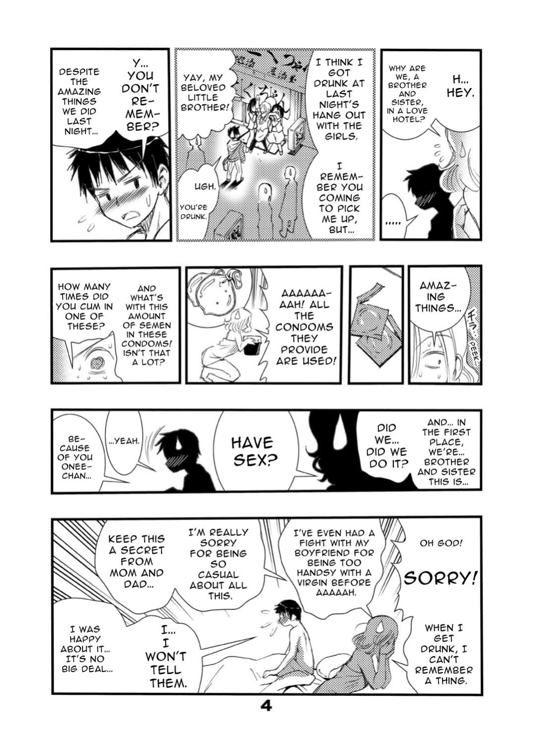 [Matsuyama Seiji] Joshikai de Yotte Otouto ni Mukae o Tanonda Asa... Nazeka LoveHo de Otouto to Ita Shita Ato de Bikkuri na Ukkari Onee-san... Ase [Red Eye] [DLSite] [Translators Unite]