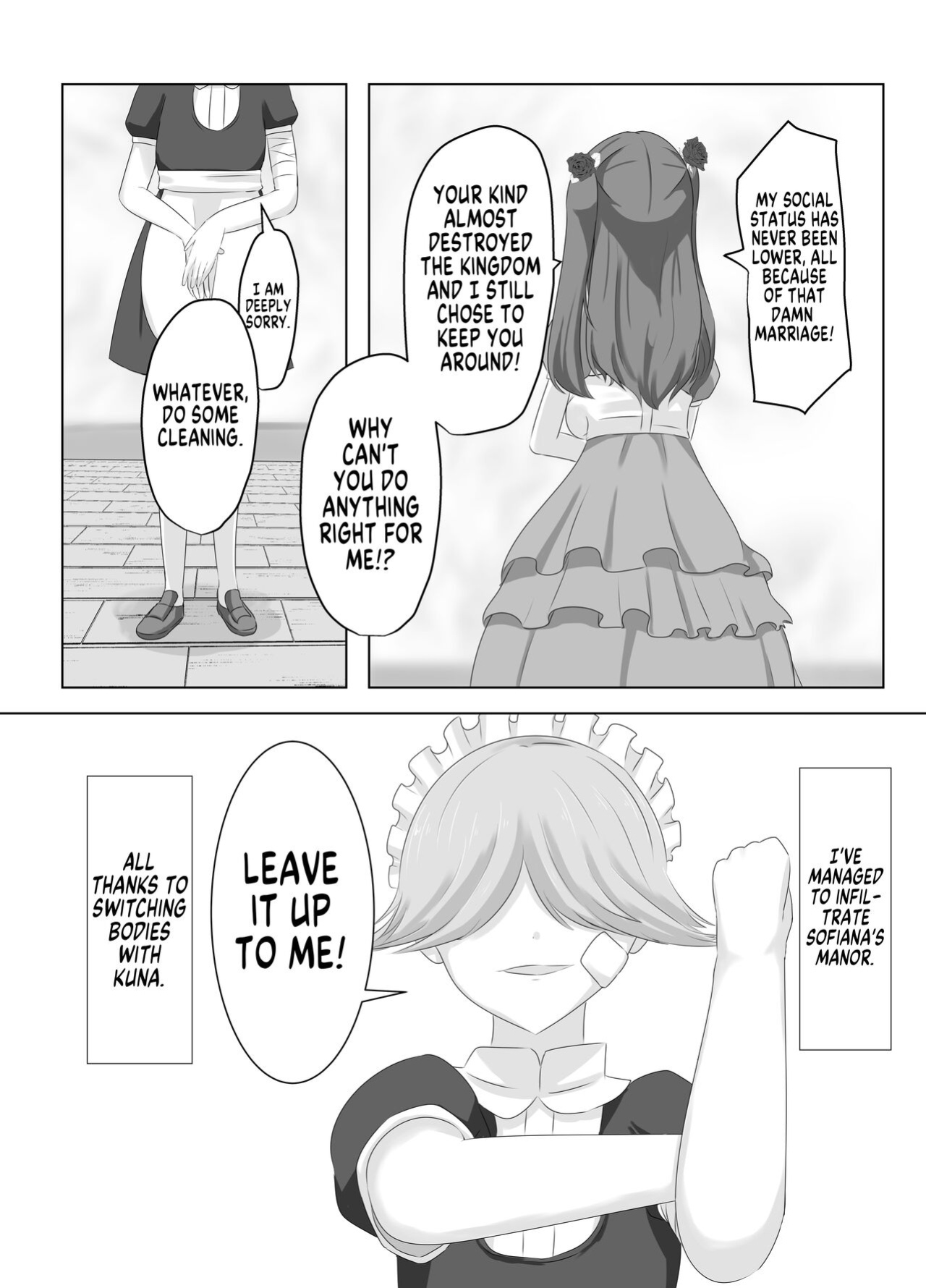 [C Hange (hangesho)] Kono, Mitame dake wa Ii Akuyaku Reijou no Karada o Irekawatte Nottorimasu. | Her Looks Alone Will Suffice! Possessing The Body of a Nasty Girl Through Body Switching. [GTF]