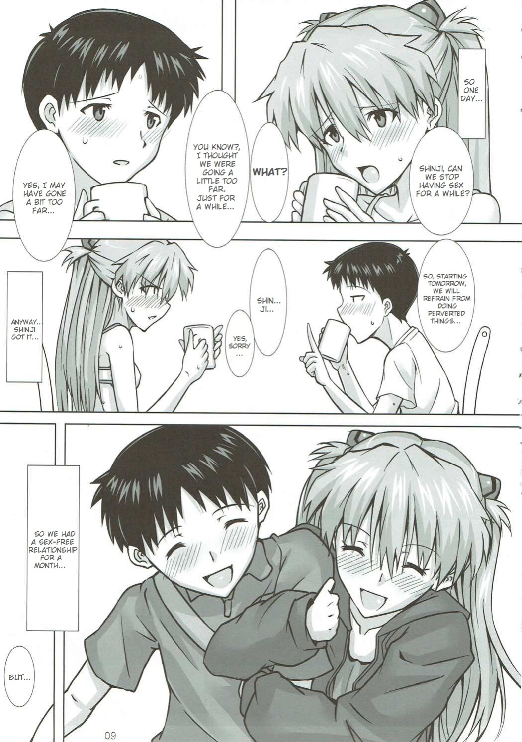 (COMIC1☆9) [Kedamonoya san (Makka na Kedamono)] Shikinami Taii wa Onayamichuu? (Neon Genesis Evangelion) [MrLuminuss]