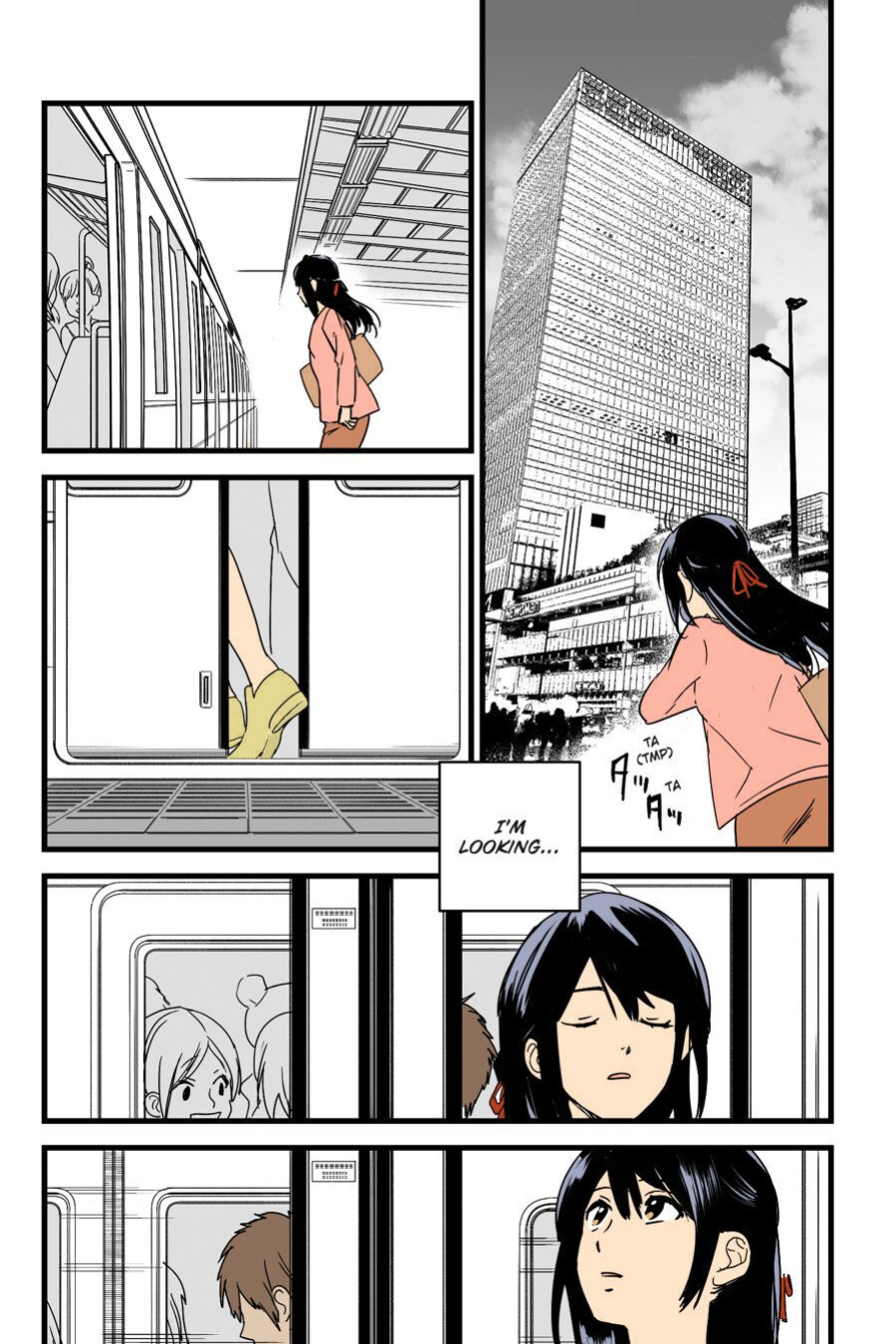 Kimi no Na wa. - & and & - Mitsuha Miyamziu & Teshigawara Katsuhiko (Coelacanth) (colored by mikakucoloring)