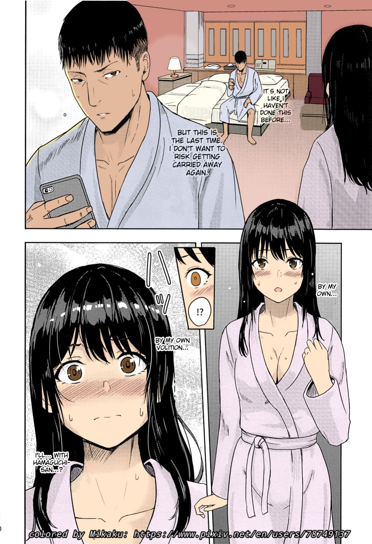 Kimi no Na wa. - & and & - Mitsuha Miyamziu & Teshigawara Katsuhiko (Coelacanth) (colored by mikakucoloring)