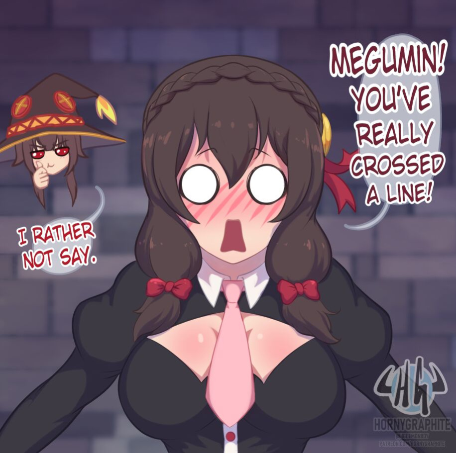[Hornygraphite] Megumin x Cecily (Konosuba)
