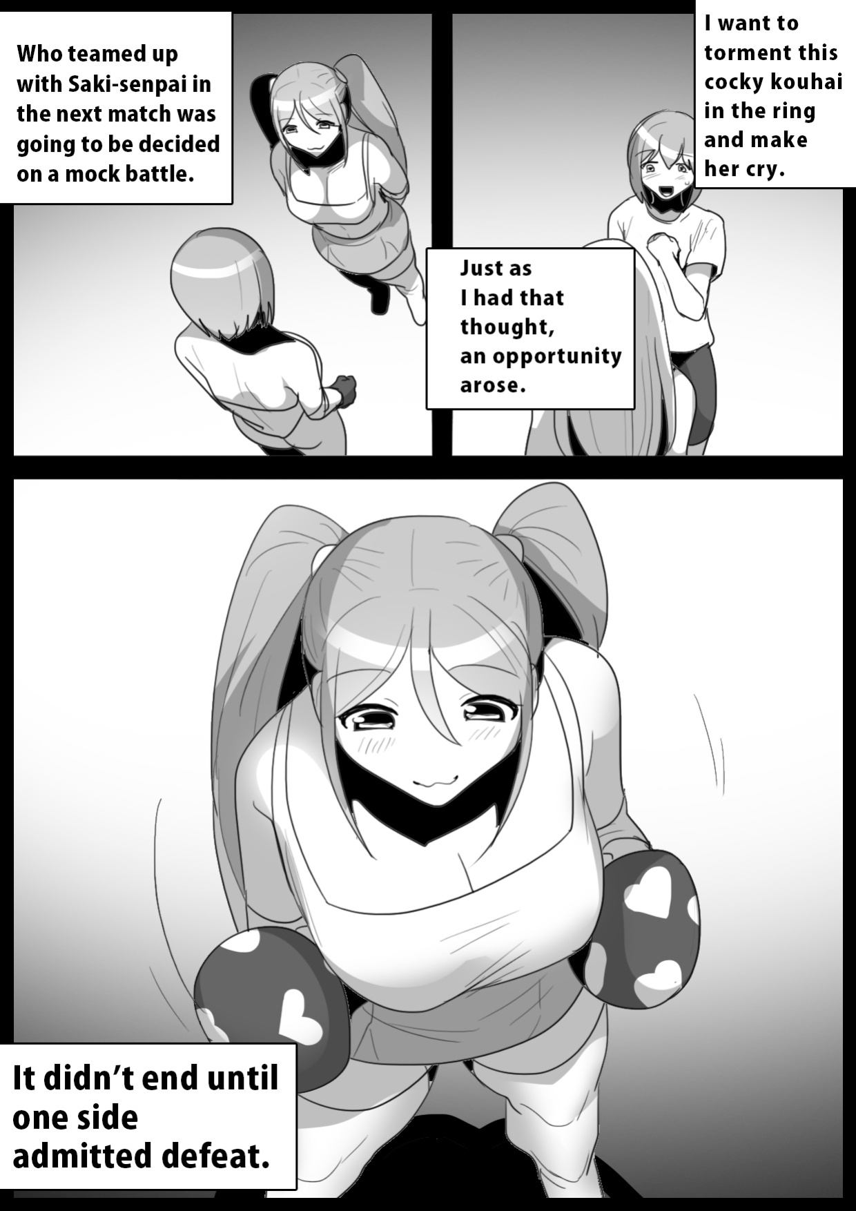 [The Nation of Head Scissors, Toppogi] Crushed by her Kouhai: Defeated and Disgraced before her Beloved Senpai