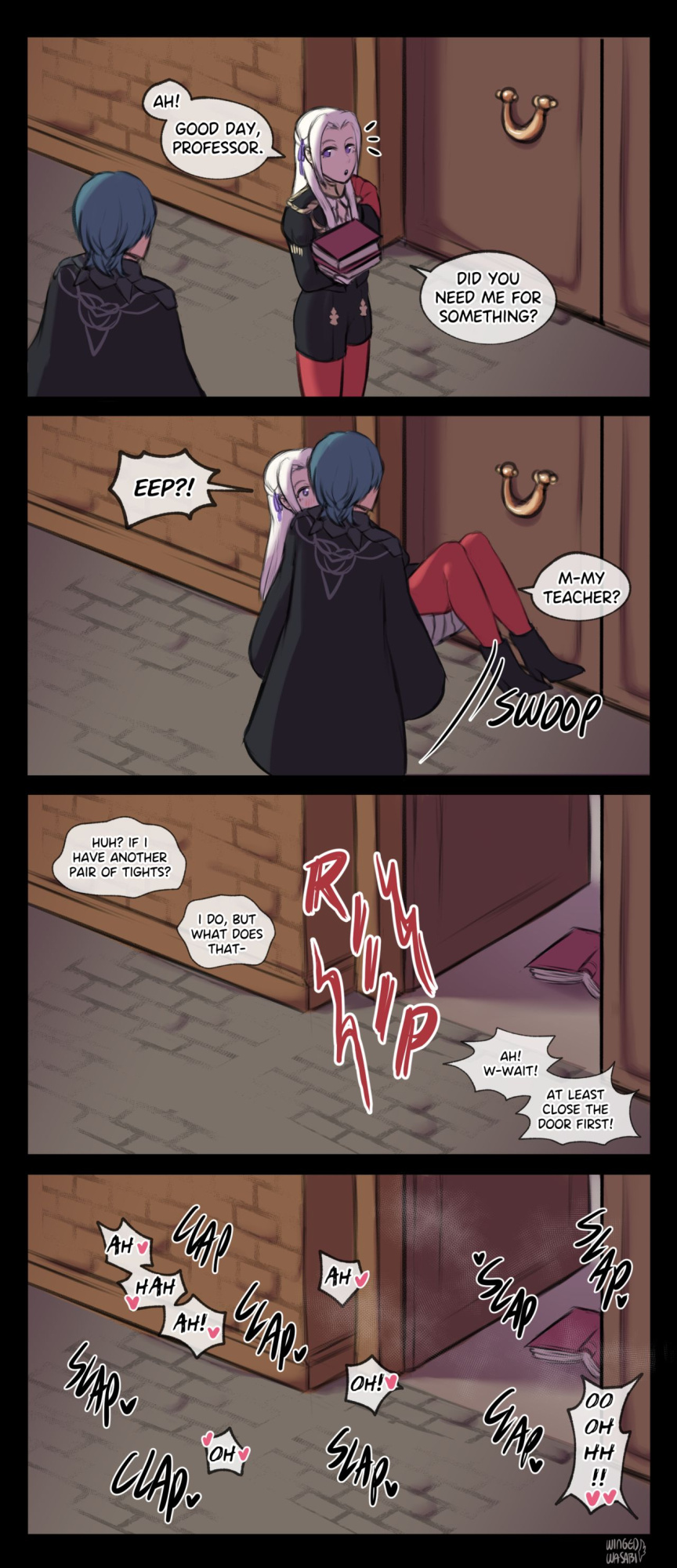 [WingedWasabi] Hilda & Edelgard (Fire Emblem: Three Houses)