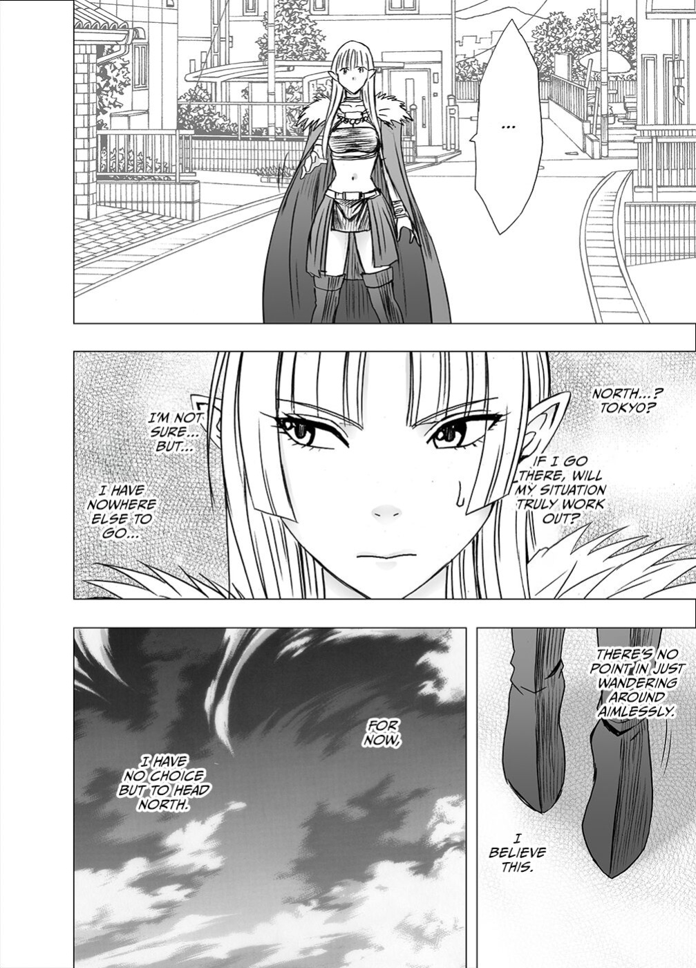 [Crimson] Isekai kara Yattekita Onna Maou-sama ga Manin Densha de Salaryman ni Chikan Sareru Hanashi [ENG]