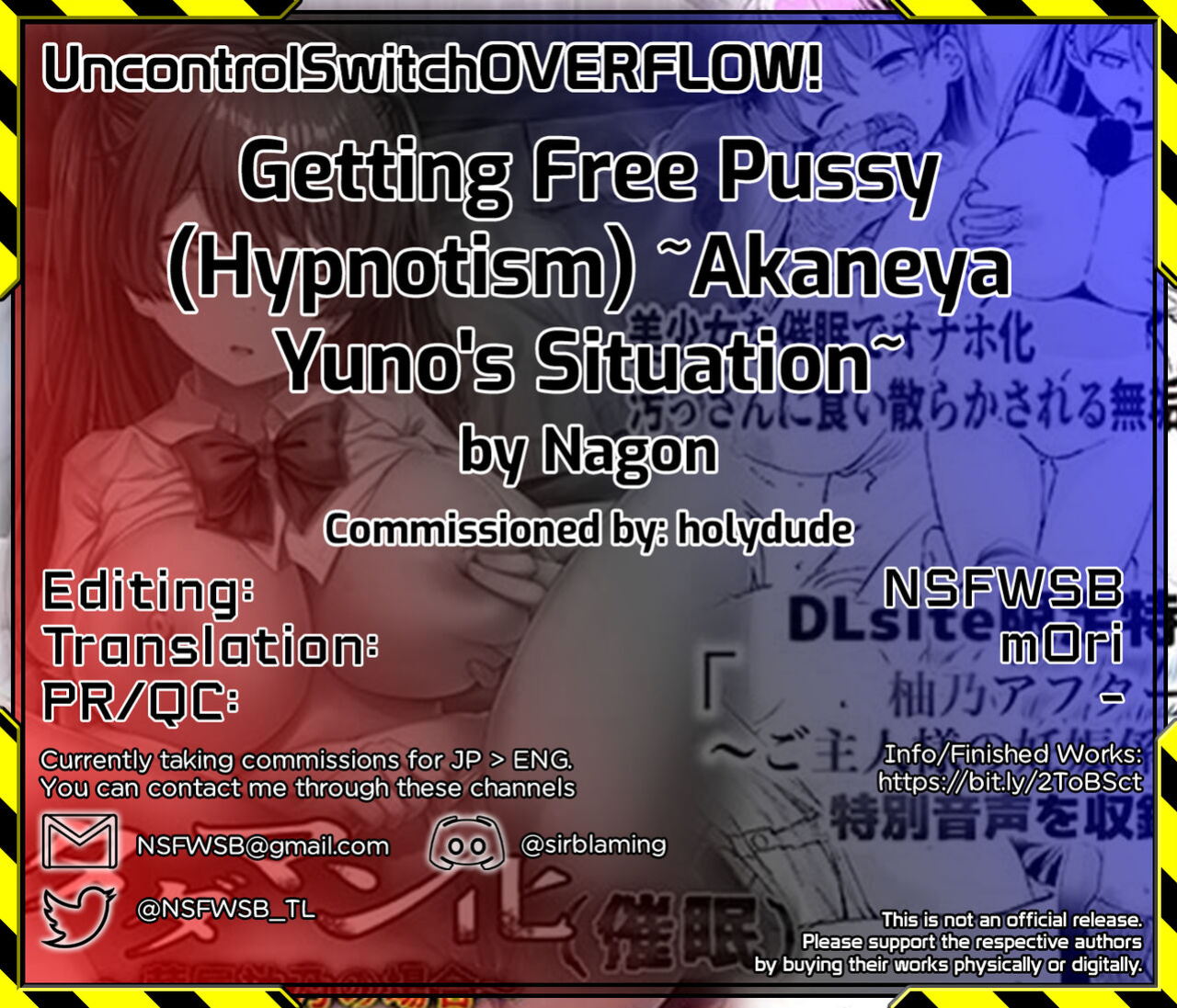 [Emoi-do (Nagon)] Tadaman Ka (Saimin) ~Akaneya Yuuno no Baai~ | Getting Free Pussy (Hypnotism) ~Akaneya Yuno's Situation~ [UncontrolSwitchOverflow]