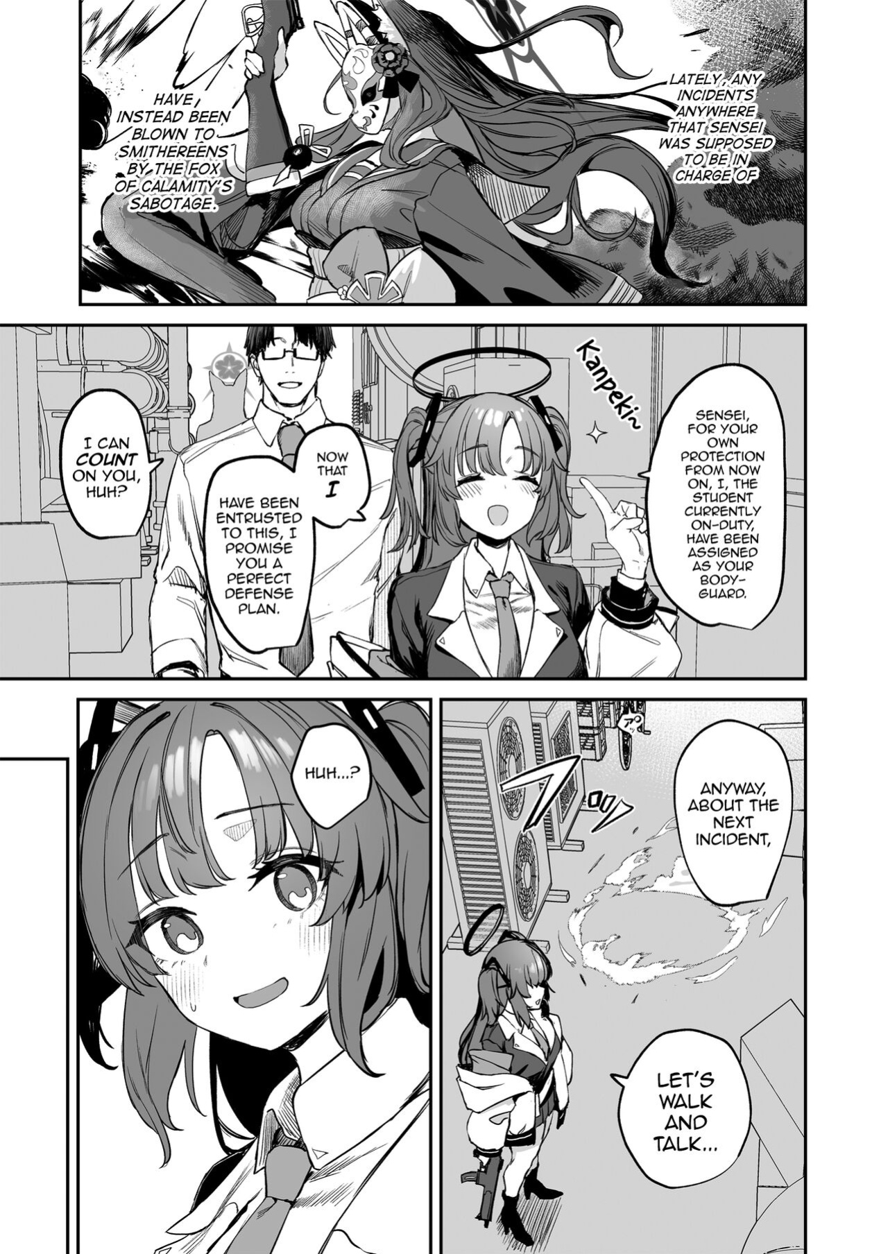 [Kawaraya-Koubou (Kawaraya)] Yane no Shita Wakamo to Futari Omotenashi | Underneath One Roof, Together With Wakamo, Hospitality. (Blue Archive)