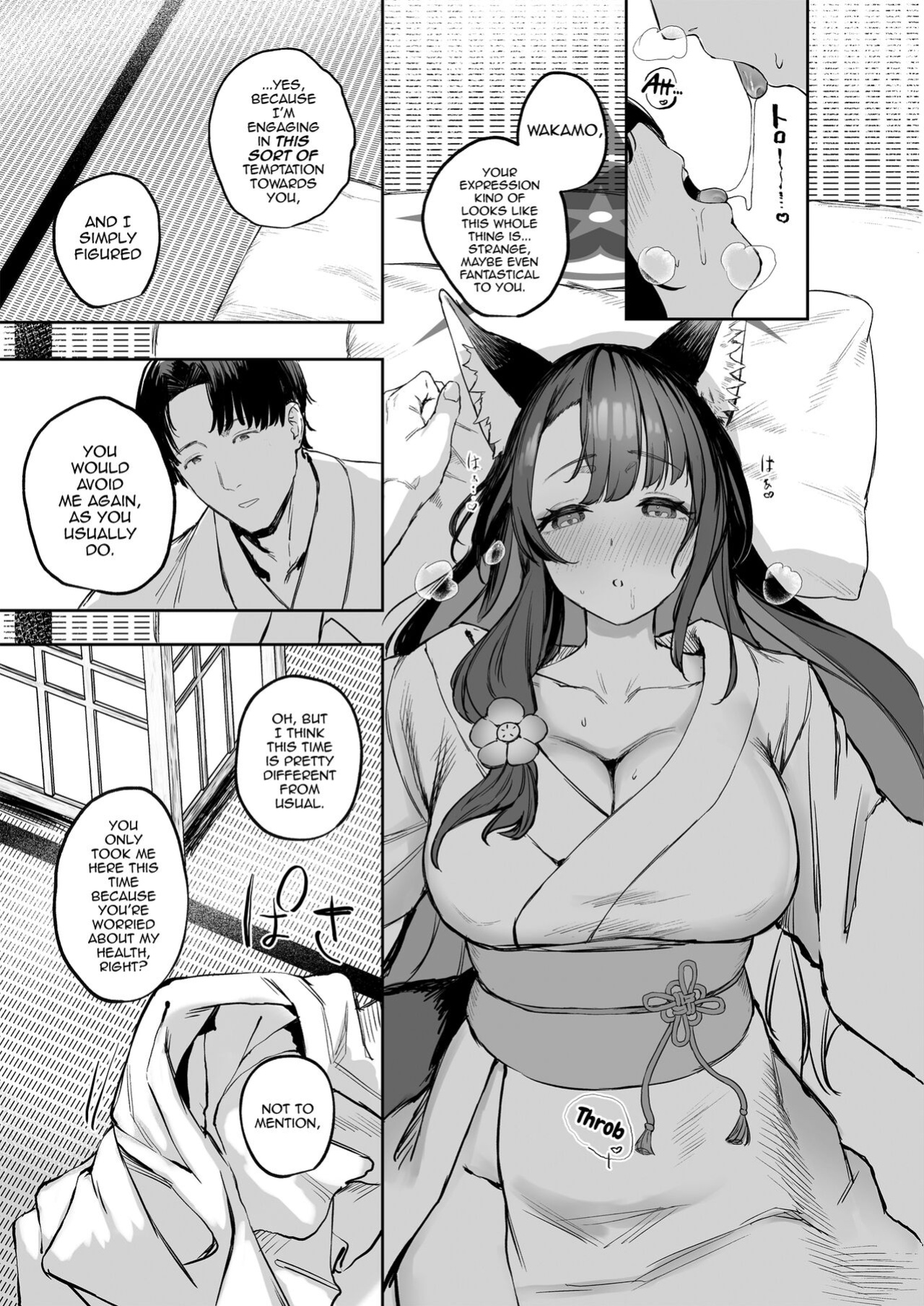 [Kawaraya-Koubou (Kawaraya)] Yane no Shita Wakamo to Futari Omotenashi | Underneath One Roof, Together With Wakamo, Hospitality. (Blue Archive)