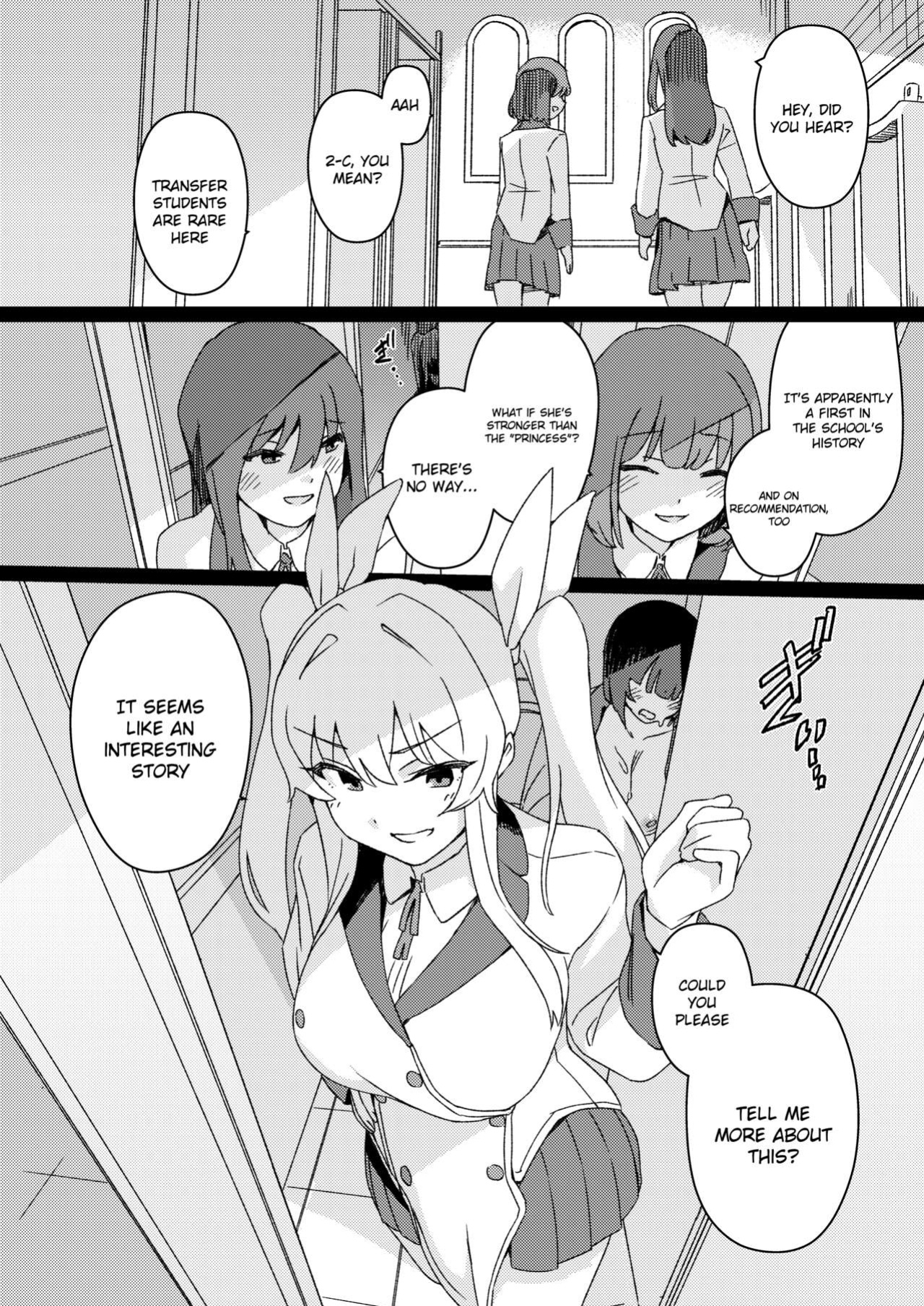 [Suimitsutou Koubou (Momo no Suidousui)] Futanari Jijo Gakuen -Kousen-