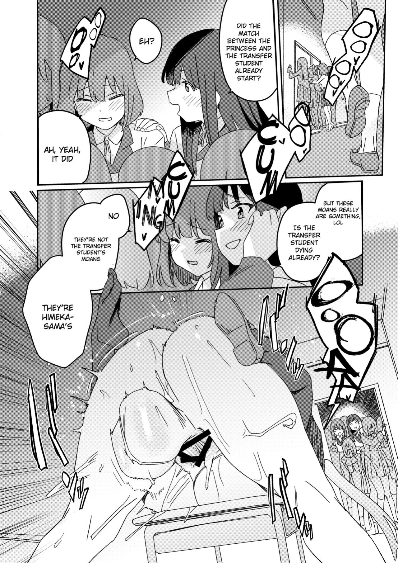 [Suimitsutou Koubou (Momo no Suidousui)] Futanari Jijo Gakuen -Kousen-