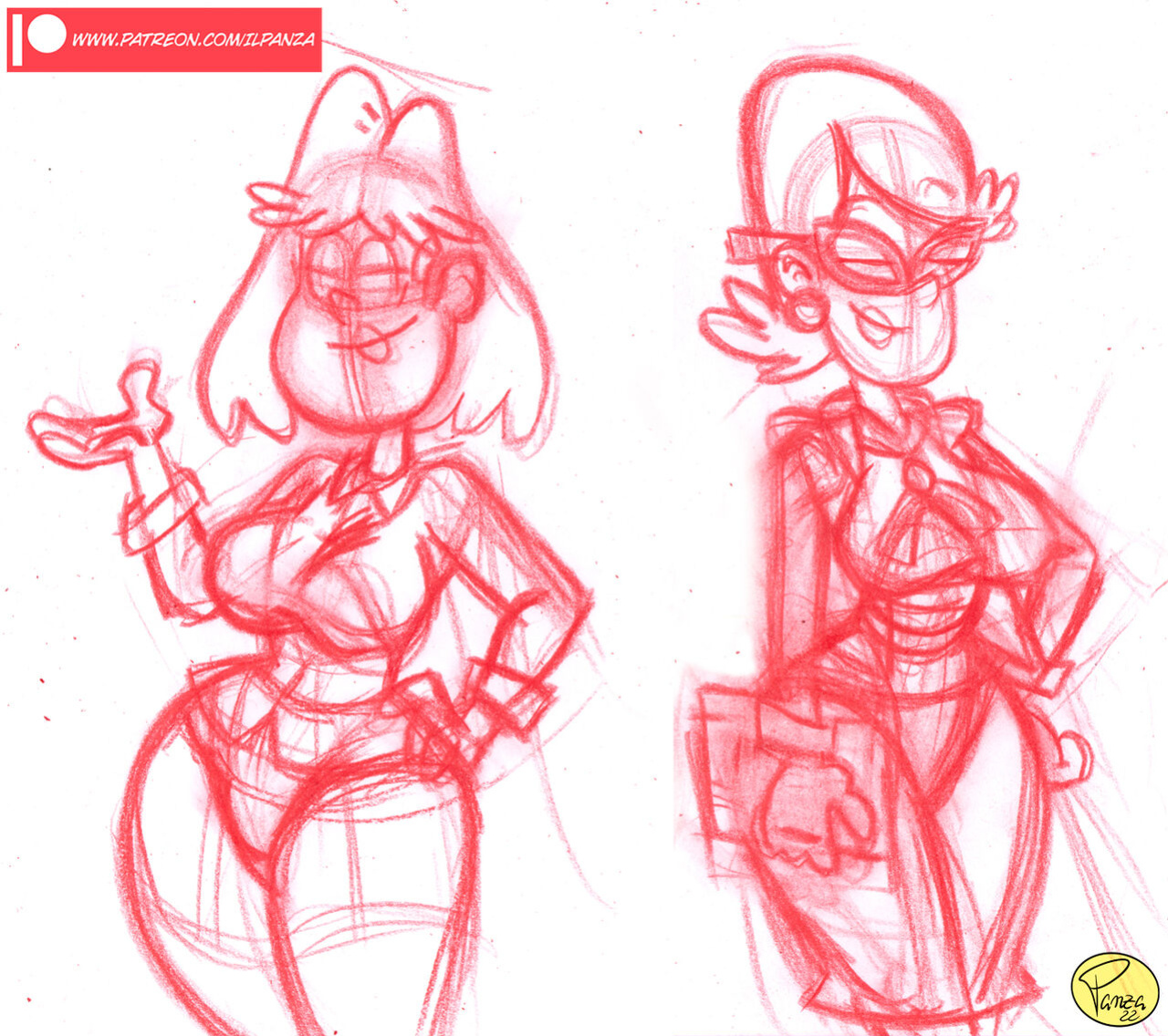 [IlPanza] Rita Loud & Mrs. Carmichael (The Loud House)