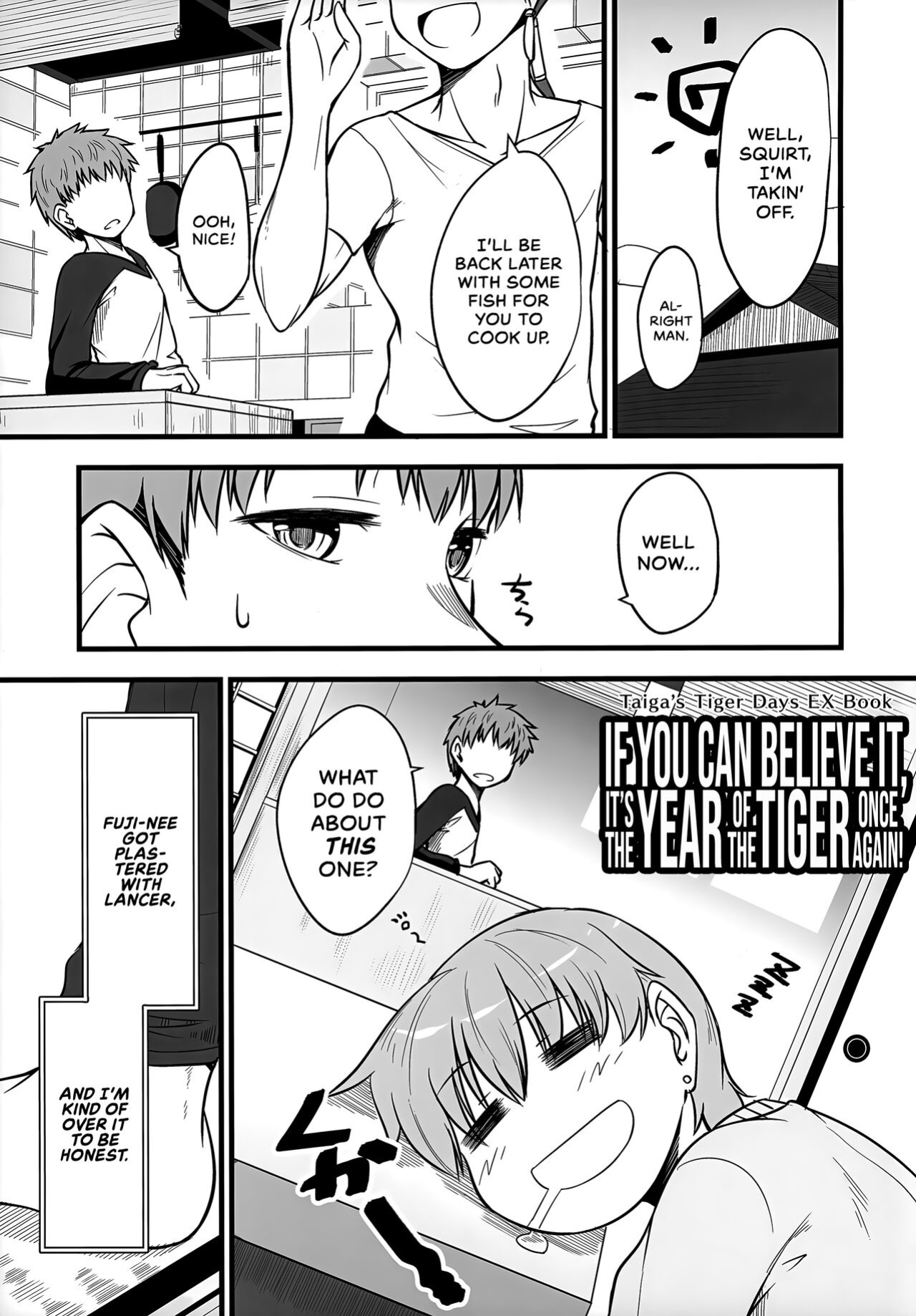 (C101) [Youtoujirushi (Arami Taito)] Yappari Toradoshi Damono | If You Can Believe It, It's The Year Of The Tiger Once Again! (Fate/stay night) [head empty]