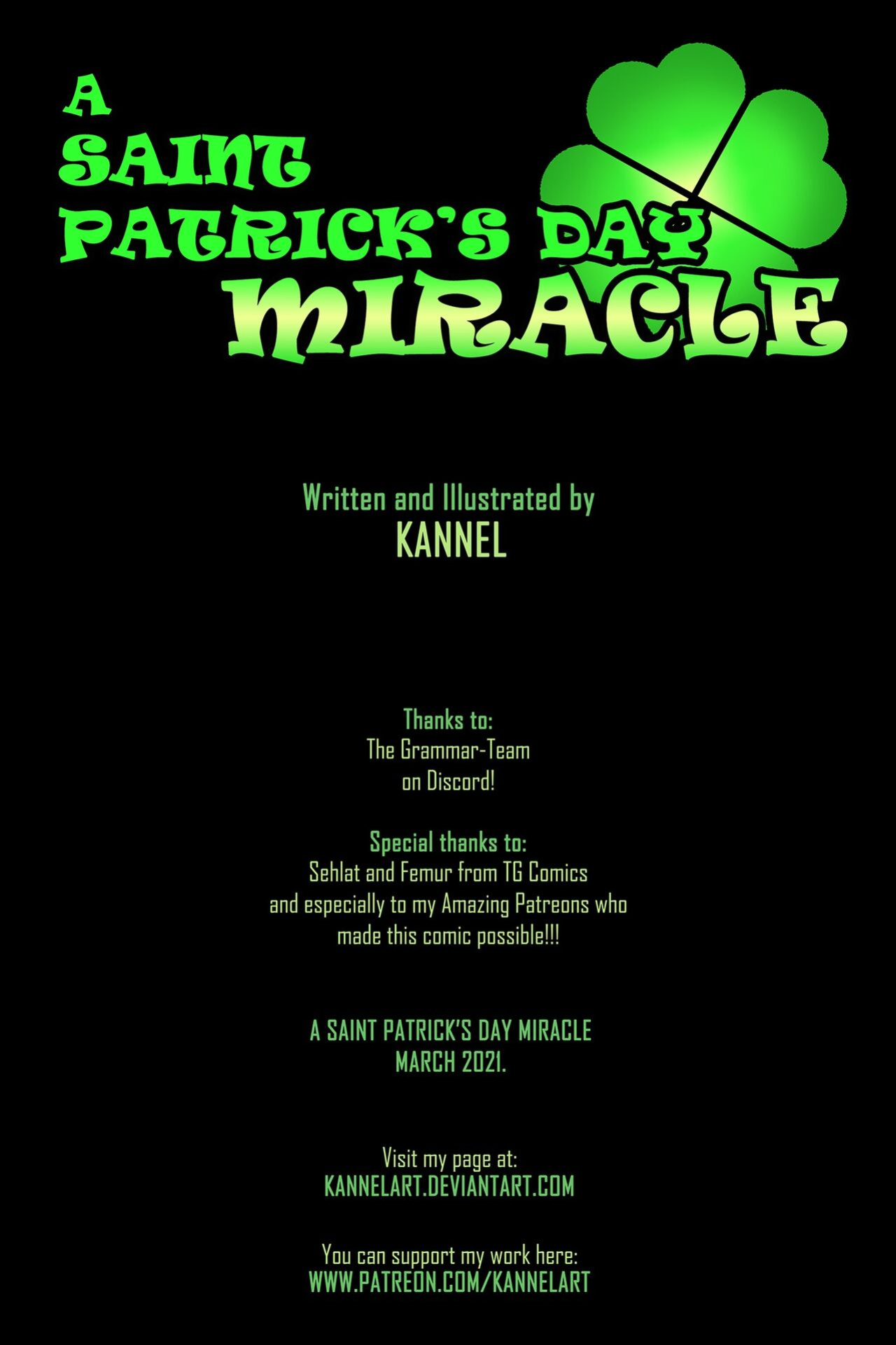 [Kannel] A Saint Patrick's Day Miracle