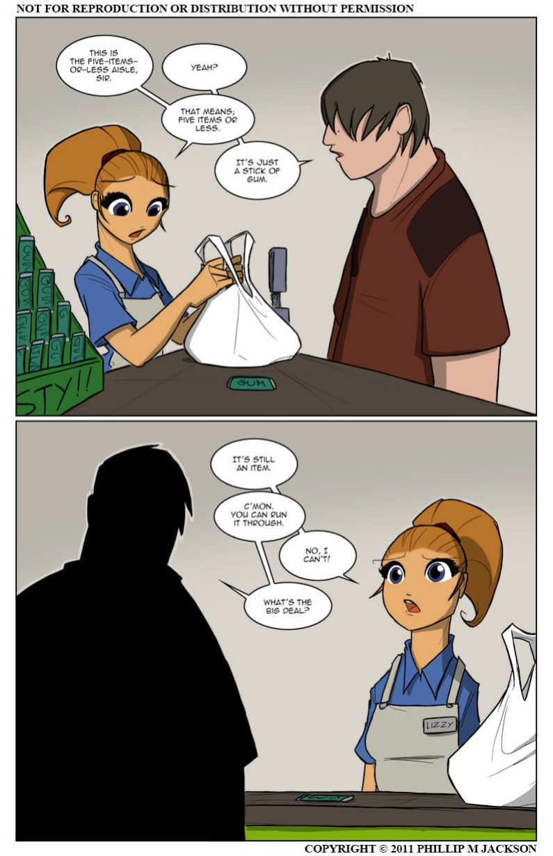 [Jolly Jack] Five Items or Less