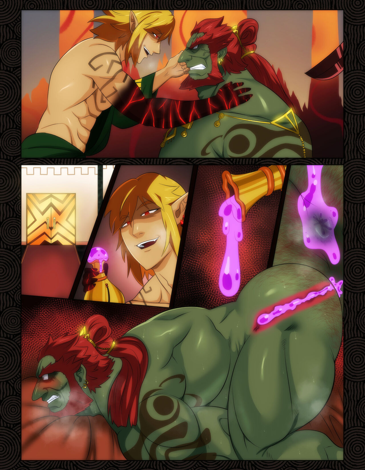 Passion In The Kingdom : Link X Ganondorf/King Rhoam