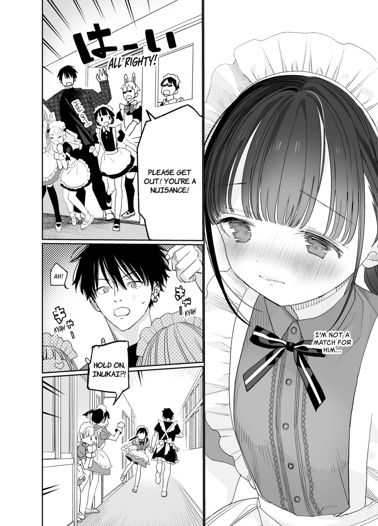 [S-Size (Shinachiku)] Matatabi-sou no Shiro-kun - Bunkasai no Maid-san | Shiro-kun from the Catnip Manor - The Maid at the Cultural Festival [Occult Buns]