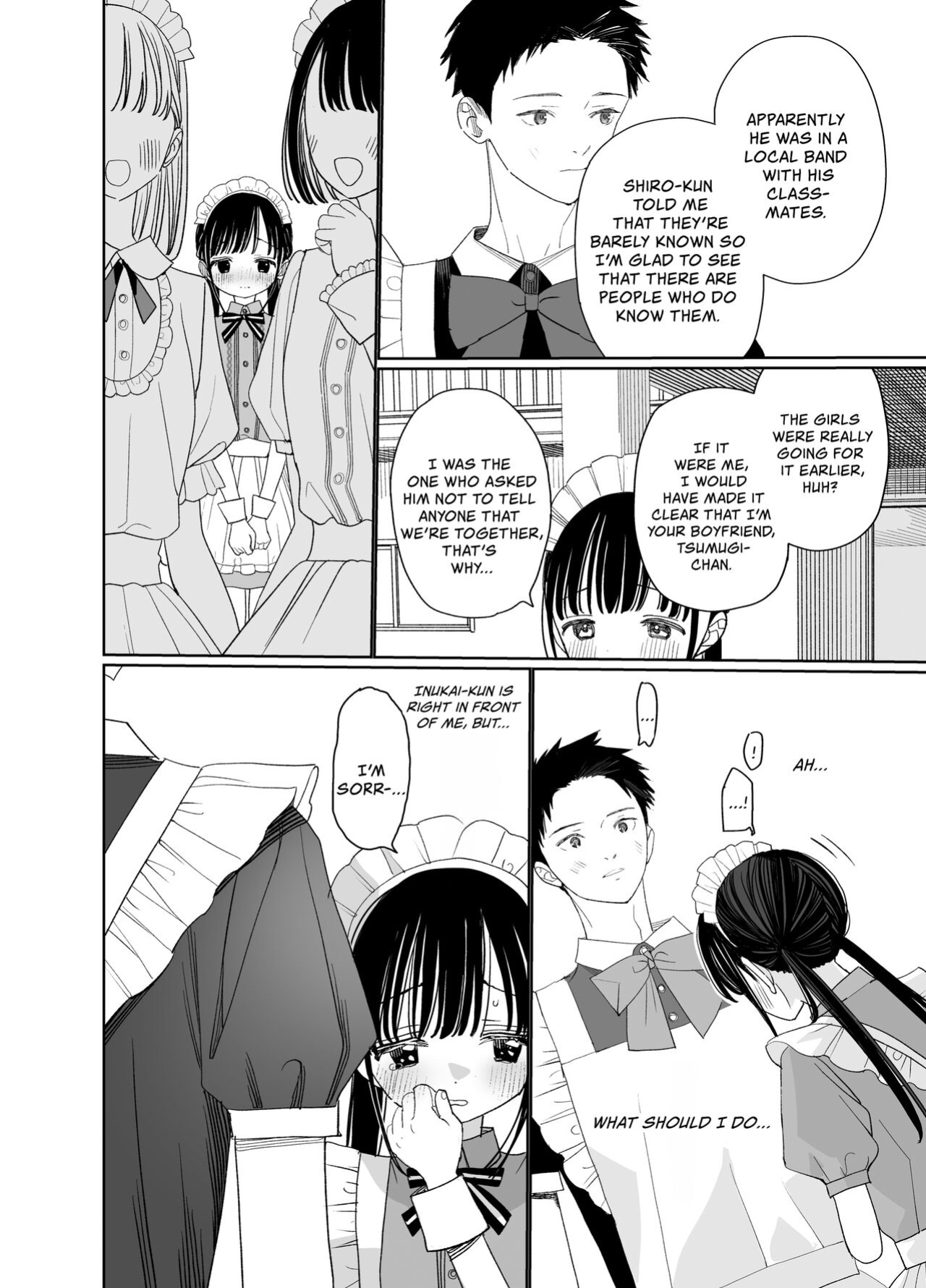 [S-Size (Shinachiku)] Matatabi-sou no Shiro-kun - Bunkasai no Maid-san | Shiro-kun from the Catnip Manor - The Maid at the Cultural Festival [Occult Buns]