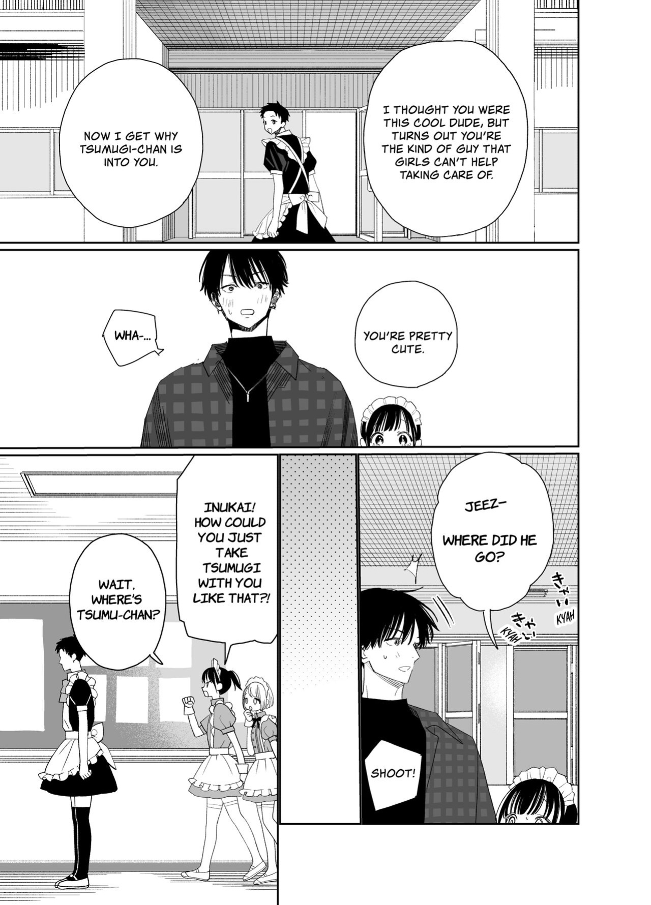 [S-Size (Shinachiku)] Matatabi-sou no Shiro-kun - Bunkasai no Maid-san | Shiro-kun from the Catnip Manor - The Maid at the Cultural Festival [Occult Buns]