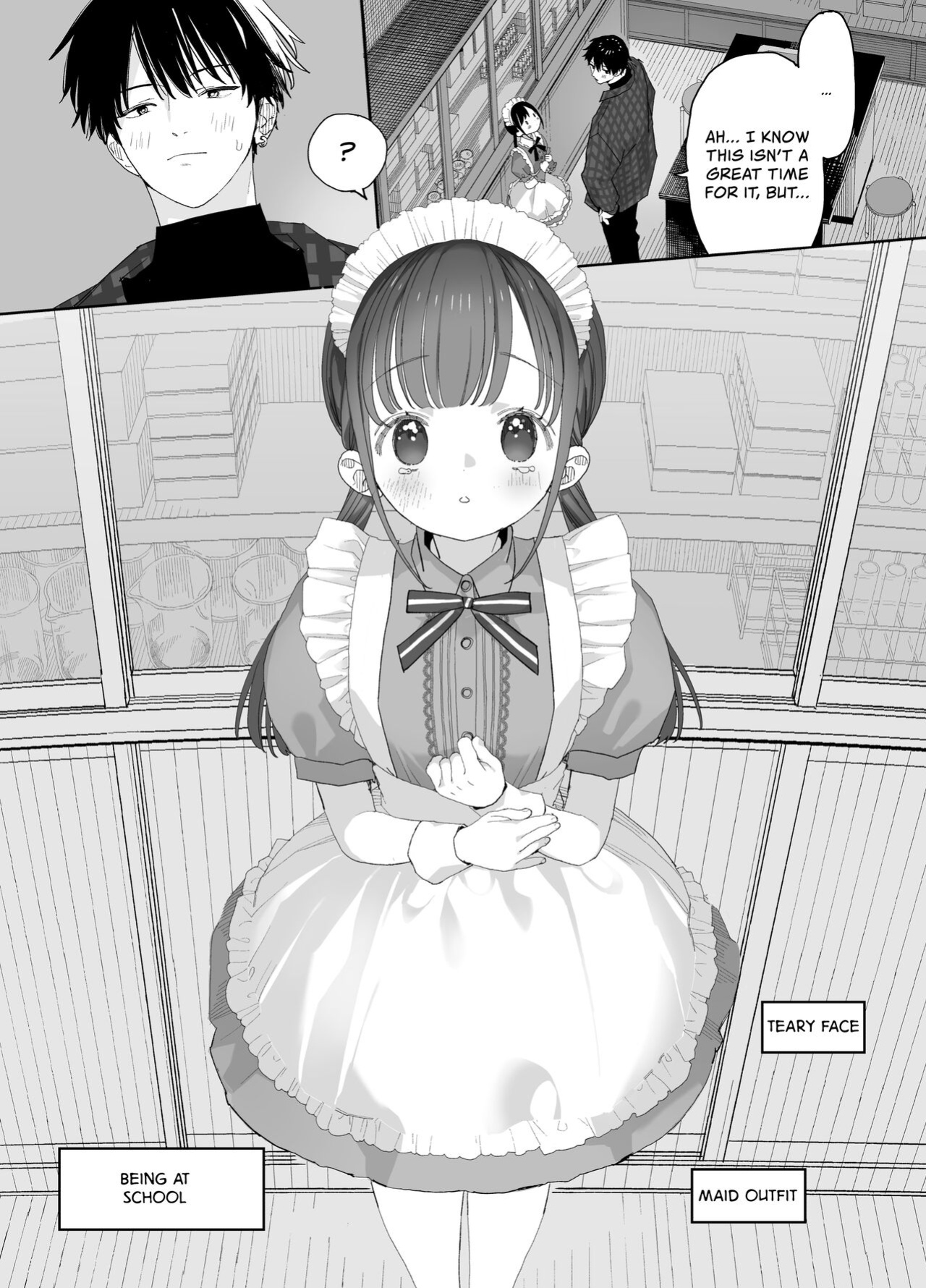 [S-Size (Shinachiku)] Matatabi-sou no Shiro-kun - Bunkasai no Maid-san | Shiro-kun from the Catnip Manor - The Maid at the Cultural Festival [Occult Buns]
