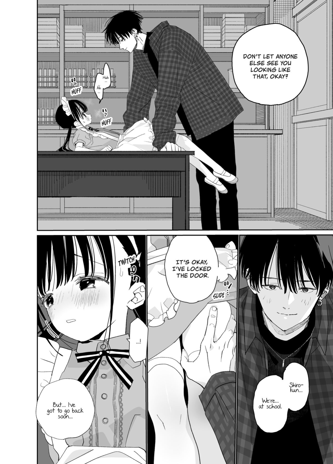 [S-Size (Shinachiku)] Matatabi-sou no Shiro-kun - Bunkasai no Maid-san | Shiro-kun from the Catnip Manor - The Maid at the Cultural Festival [Occult Buns]