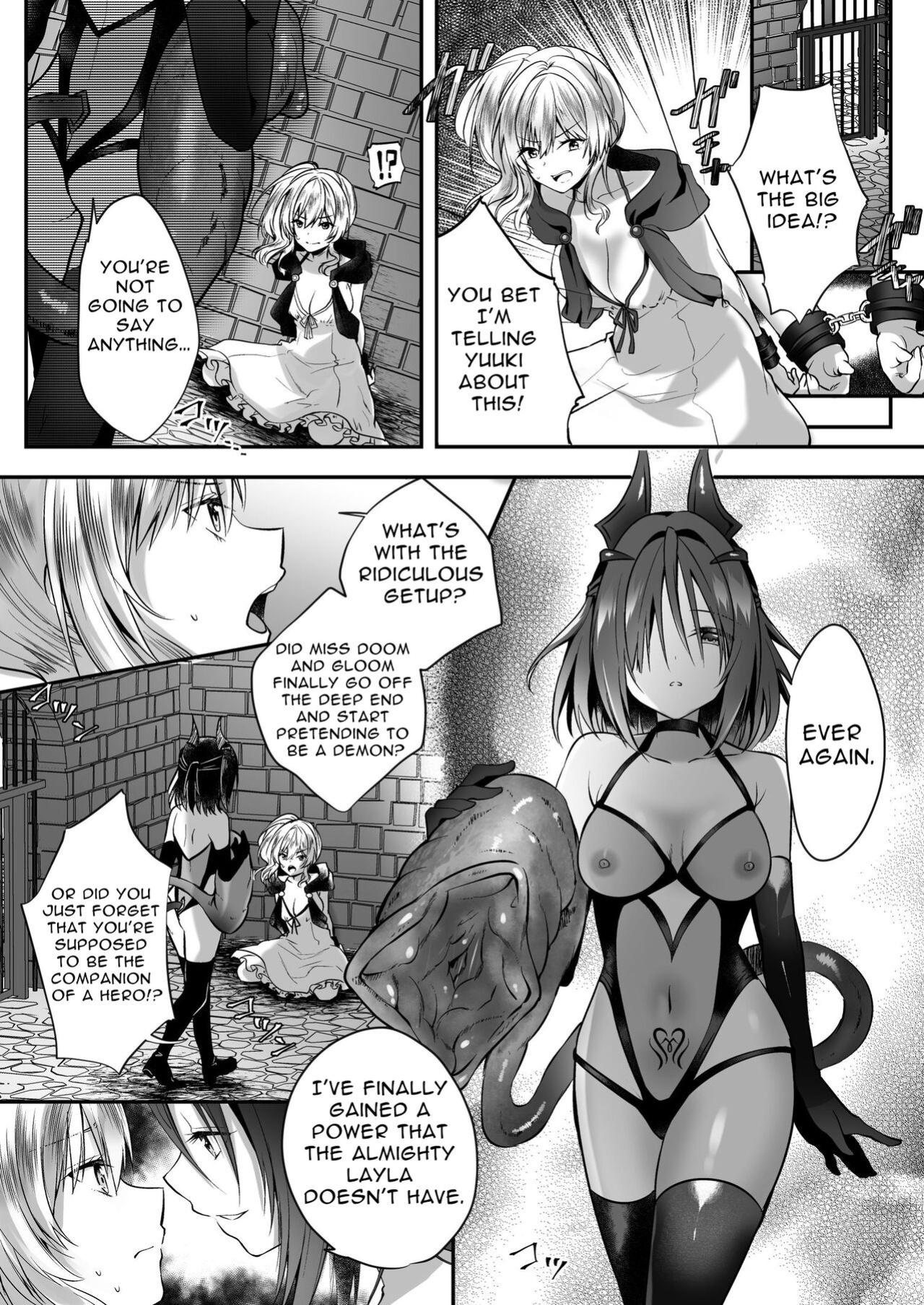 [Seika Kairaku Shoten (Eltoria, Rurimaru)] Yami Ochi Sister no Marunomi Kairaku Osen ~NTR Shi ni kuru Yatsu Zenin Marunomi Sureba Watashi no Kachida yo ne~ | Vore Pleasure Contamination of a Darkly Corrupted Cleric