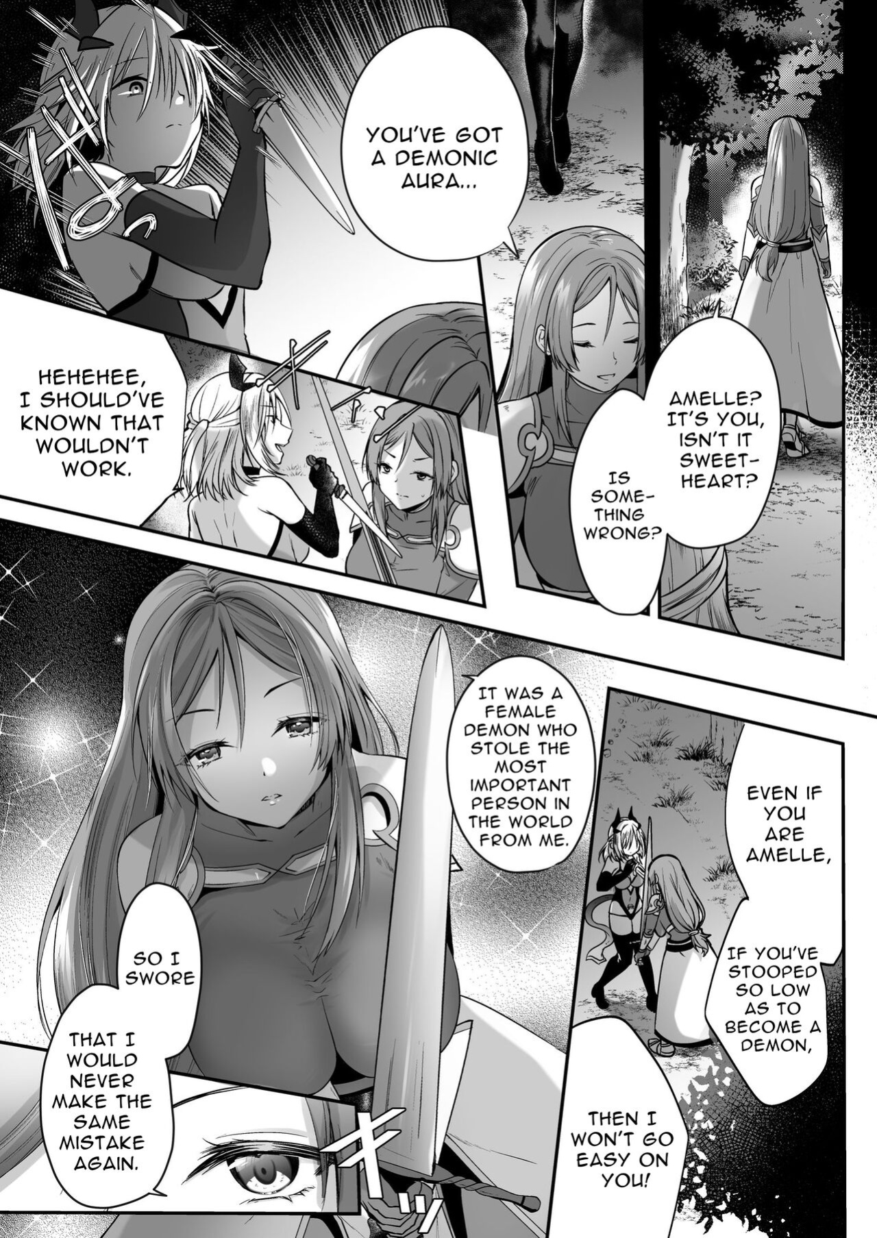 [Seika Kairaku Shoten (Eltoria, Rurimaru)] Yami Ochi Sister no Marunomi Kairaku Osen ~NTR Shi ni kuru Yatsu Zenin Marunomi Sureba Watashi no Kachida yo ne~ | Vore Pleasure Contamination of a Darkly Corrupted Cleric