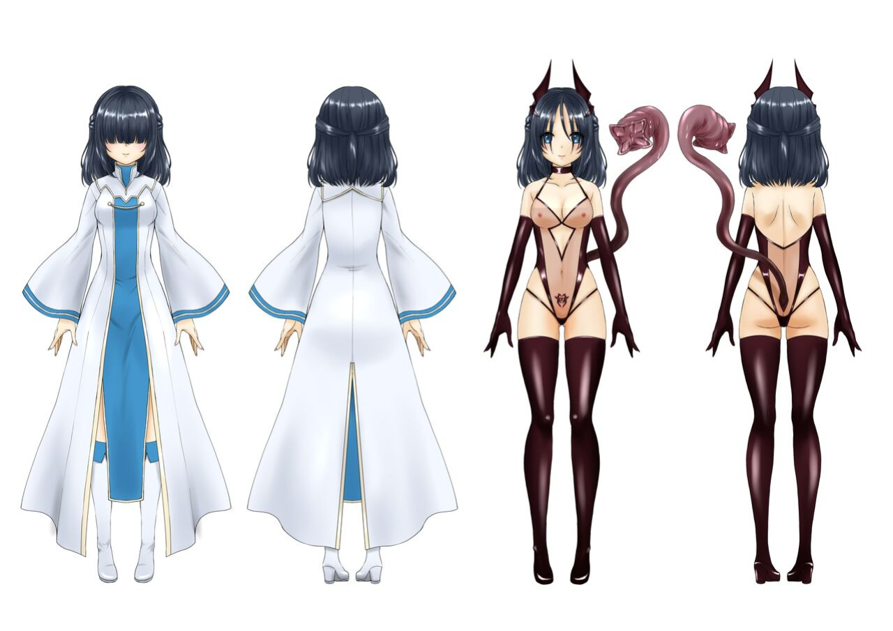 [Seika Kairaku Shoten (Eltoria, Rurimaru)] Yami Ochi Sister no Marunomi Kairaku Osen ~NTR Shi ni kuru Yatsu Zenin Marunomi Sureba Watashi no Kachida yo ne~ | Vore Pleasure Contamination of a Darkly Corrupted Cleric