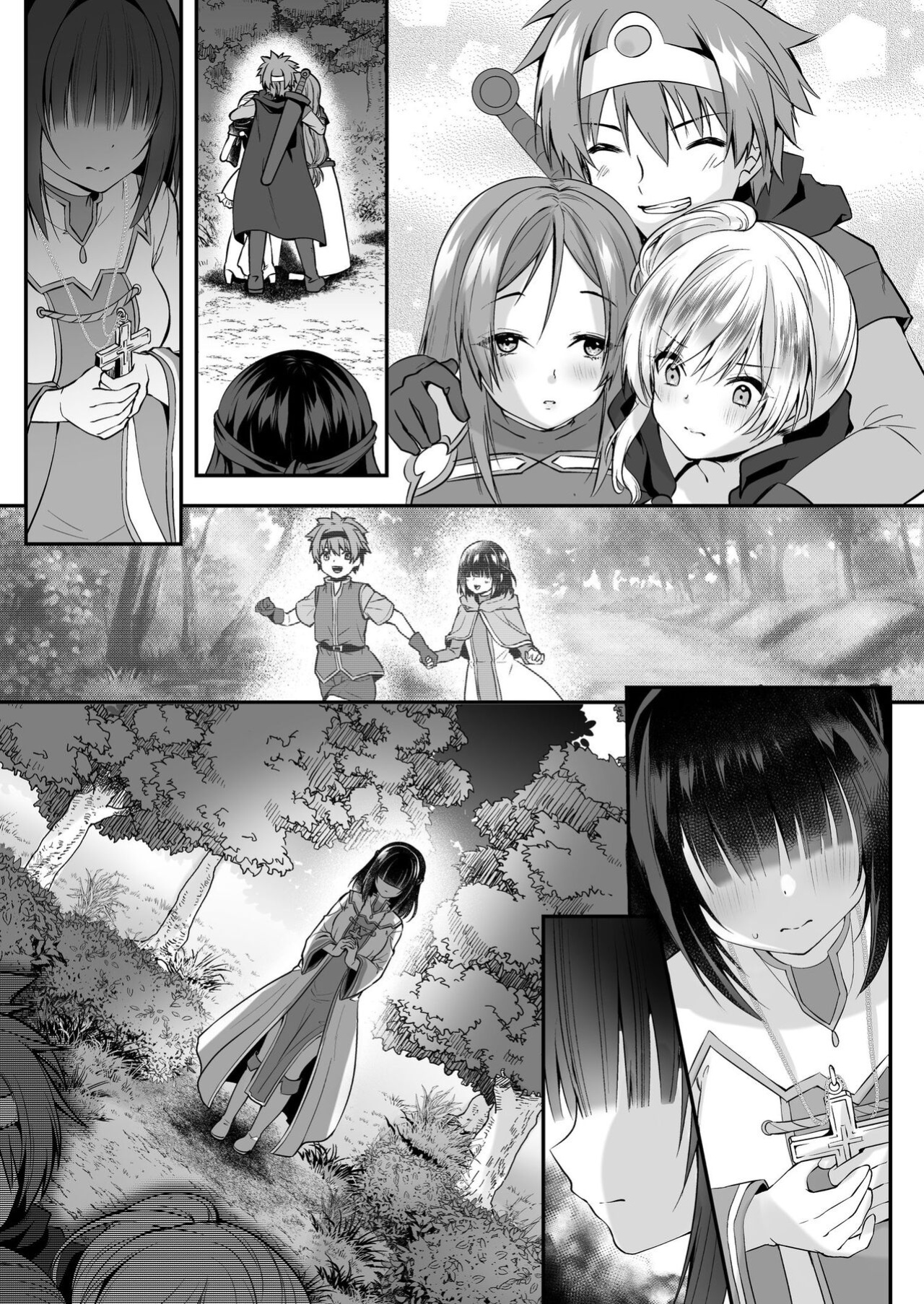 [Seika Kairaku Shoten (Eltoria, Rurimaru)] Yami Ochi Sister no Marunomi Kairaku Osen ~NTR Shi ni kuru Yatsu Zenin Marunomi Sureba Watashi no Kachida yo ne~ | Vore Pleasure Contamination of a Darkly Corrupted Cleric