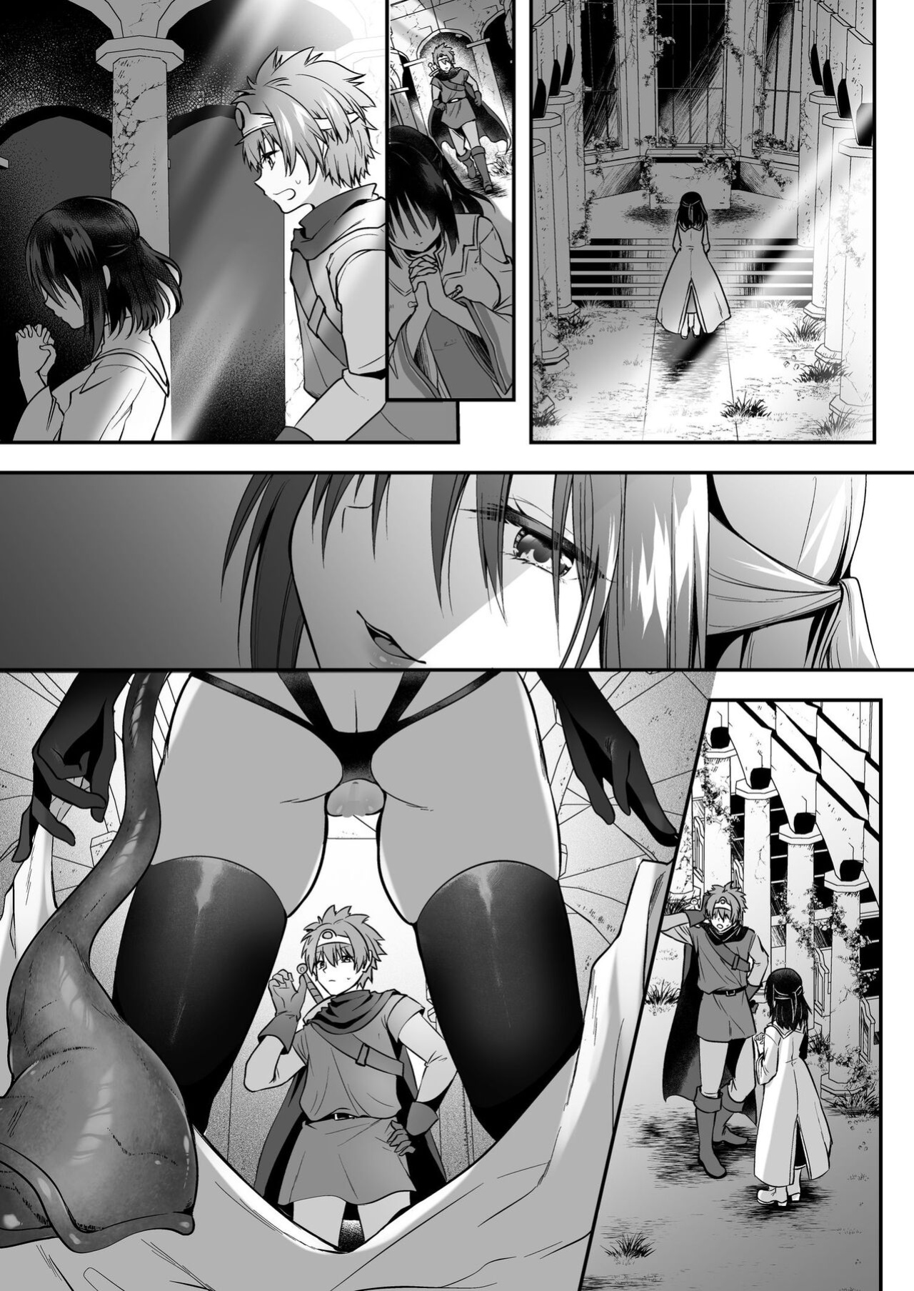 [Seika Kairaku Shoten (Eltoria, Rurimaru)] Yami Ochi Sister no Marunomi Kairaku Osen ~NTR Shi ni kuru Yatsu Zenin Marunomi Sureba Watashi no Kachida yo ne~ | Vore Pleasure Contamination of a Darkly Corrupted Cleric