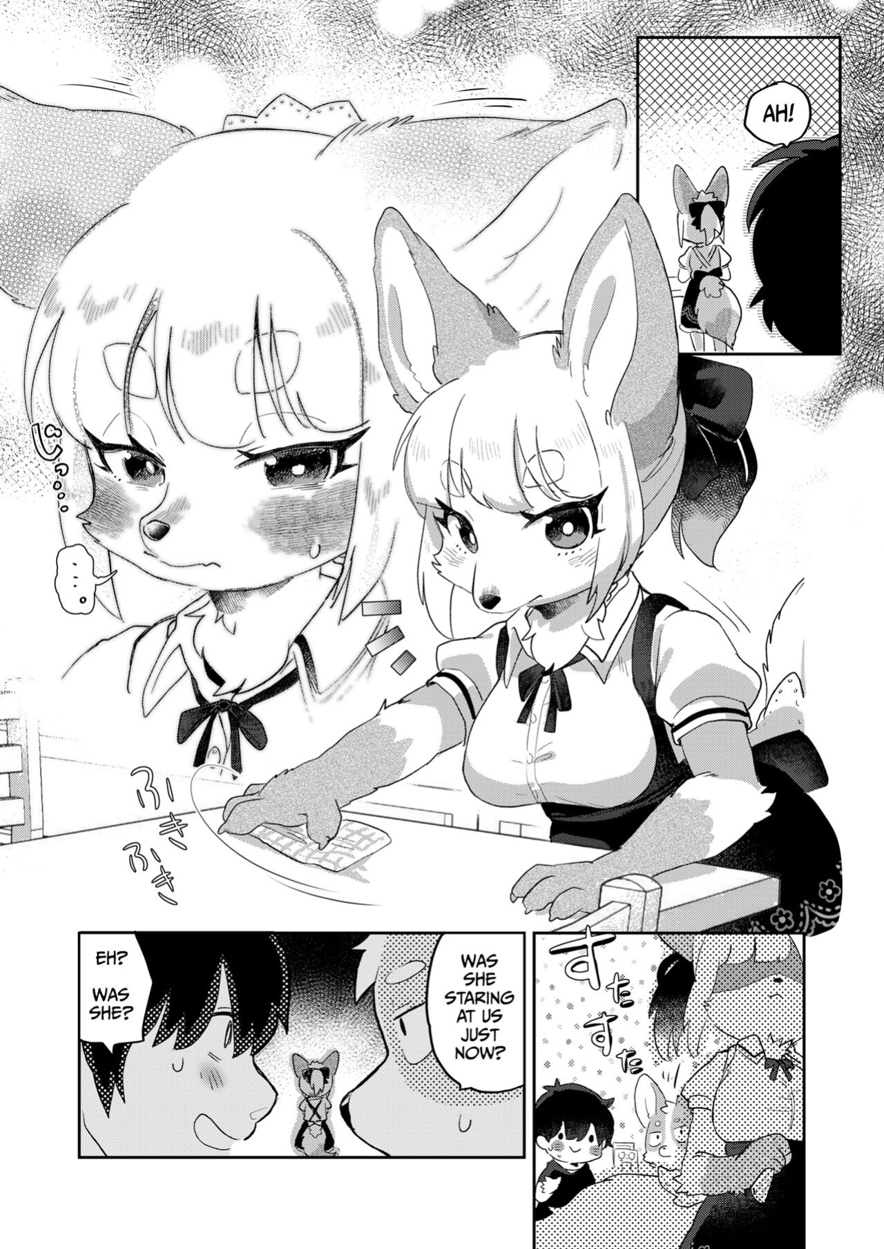 (Kemoket 12) [moffle (mabo)] Kimi no Shippo wo Mofuritai! | I Want to Pet Your Tail Too! [Haj3]
