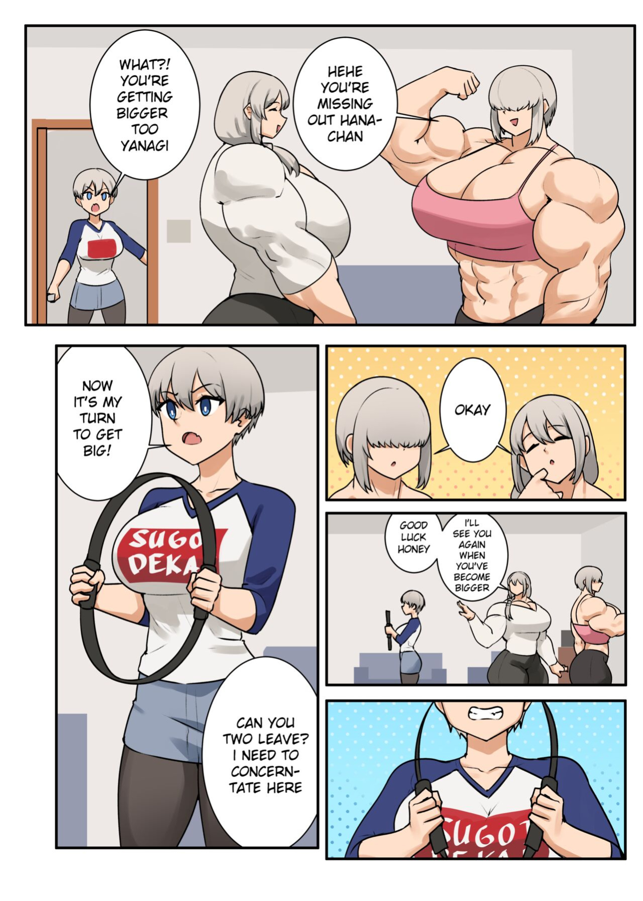 [Musctonk] Hana Uzaki Comic