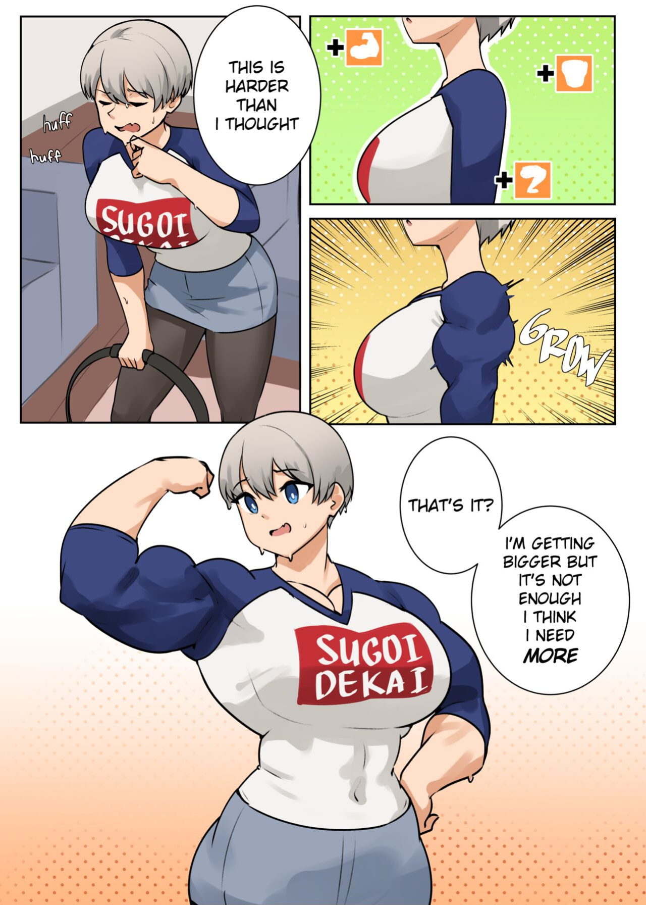 [Musctonk] Hana Uzaki Comic