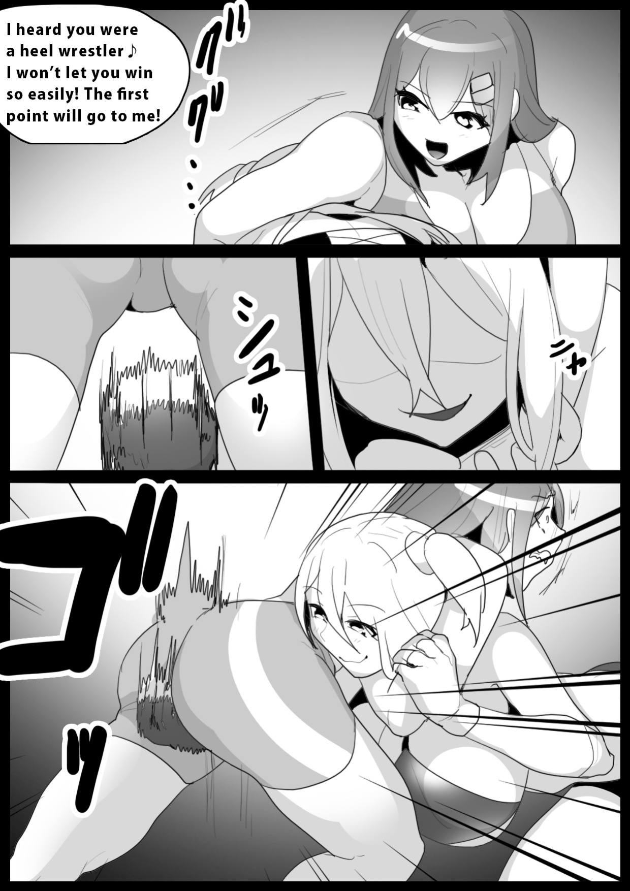 [The Nation of Head Scissors, Toppogi] Girls Beat! Plus - Yuuna Hiiragi vs Saki