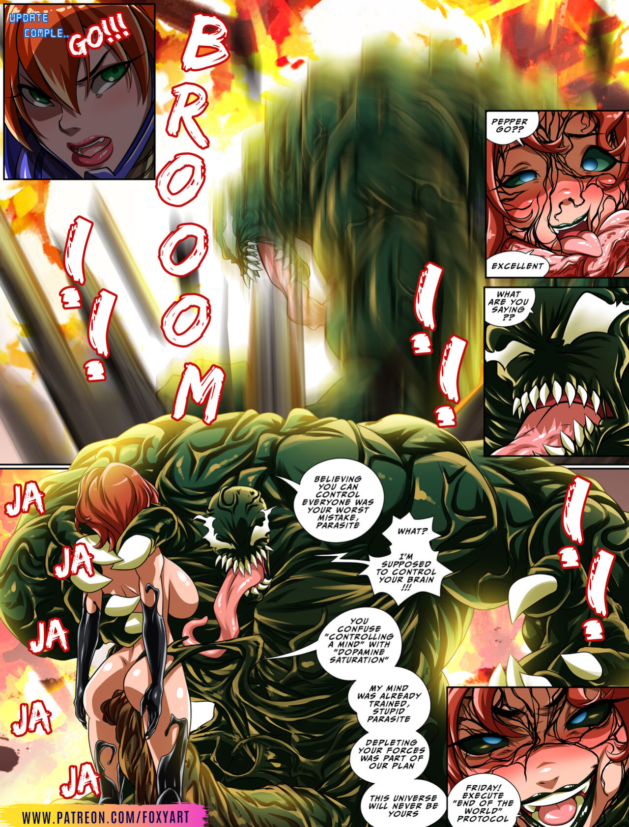 [Foxyart] COMIC VENOM SEX MULTIVERSE