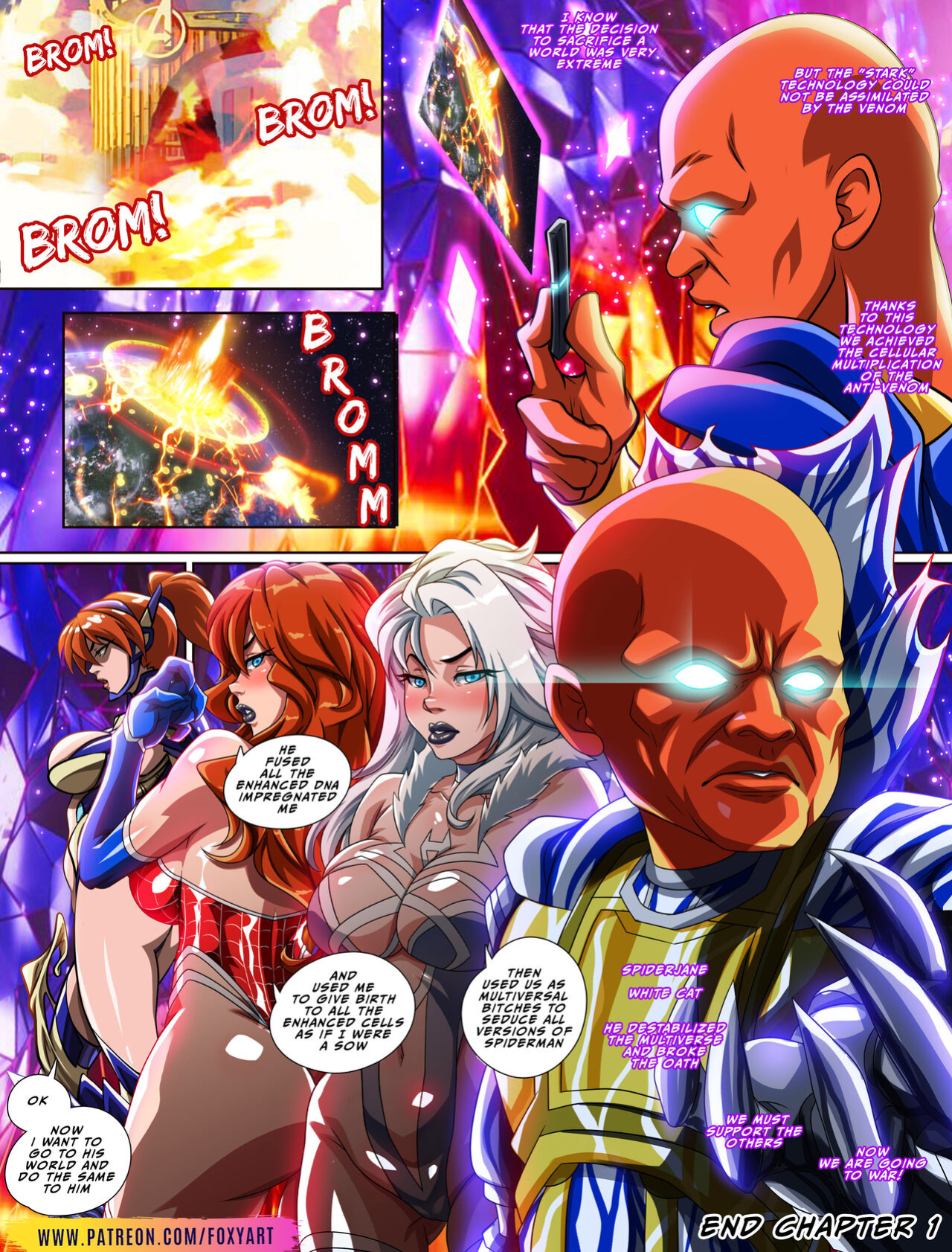 [Foxyart] COMIC VENOM SEX MULTIVERSE