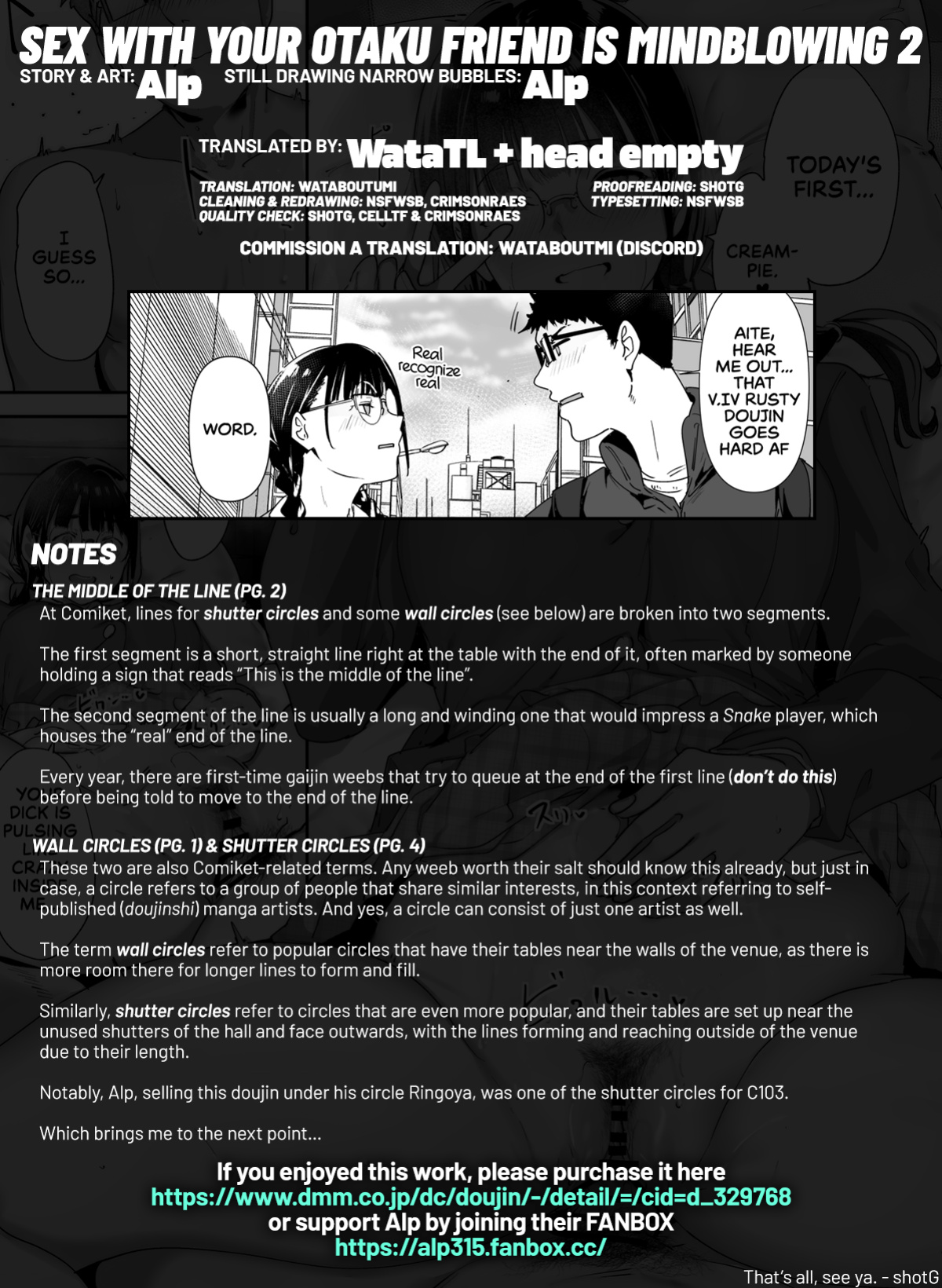 [Ringoya (Alp)] Otaku Tomodachi to no Sex wa Saikou ni Kimochi Ii 2 | Sex with Your Otaku Friend is Mindblowing 2 [WataTL & head empty]