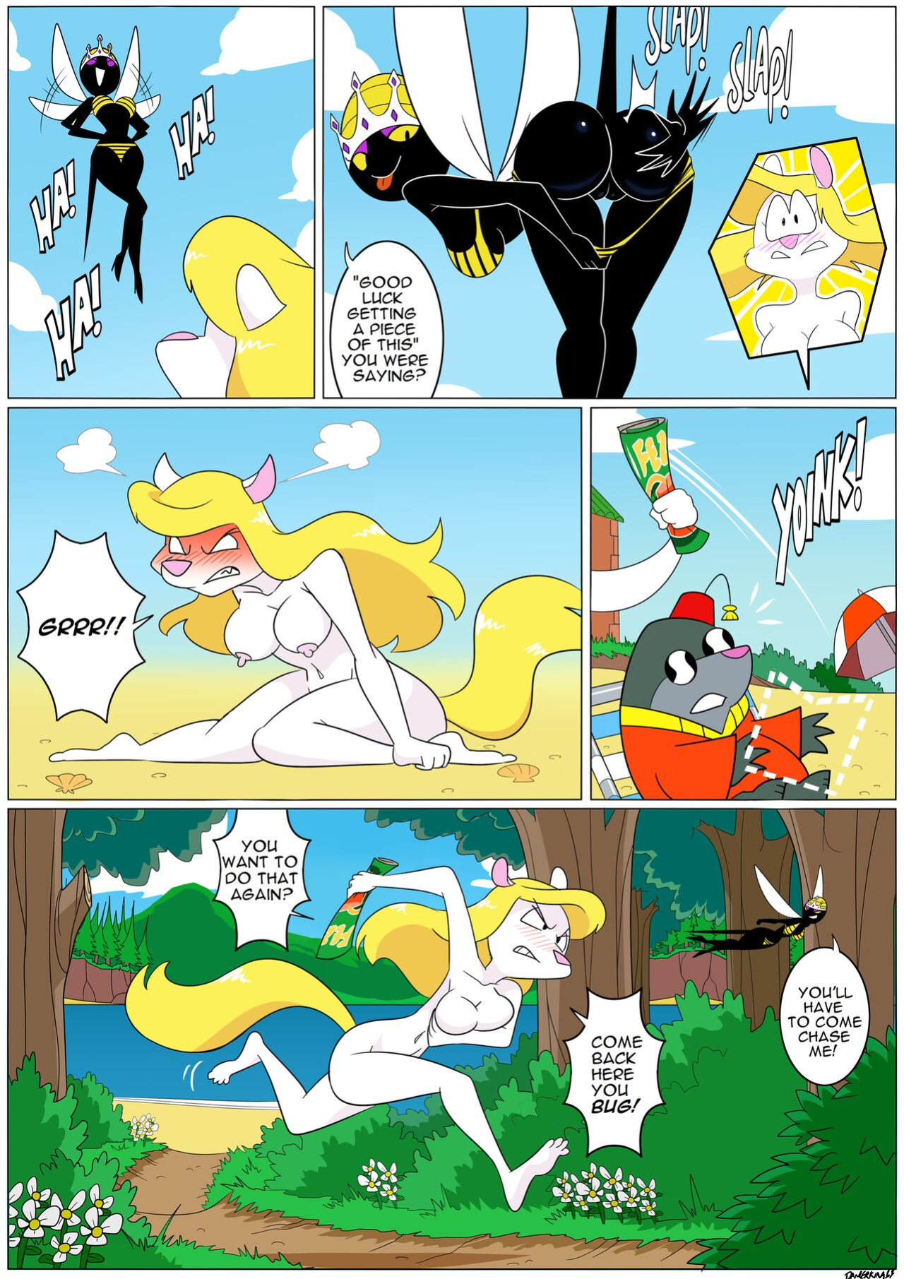 [Dangerking11] Queen Bea's Beach Fight